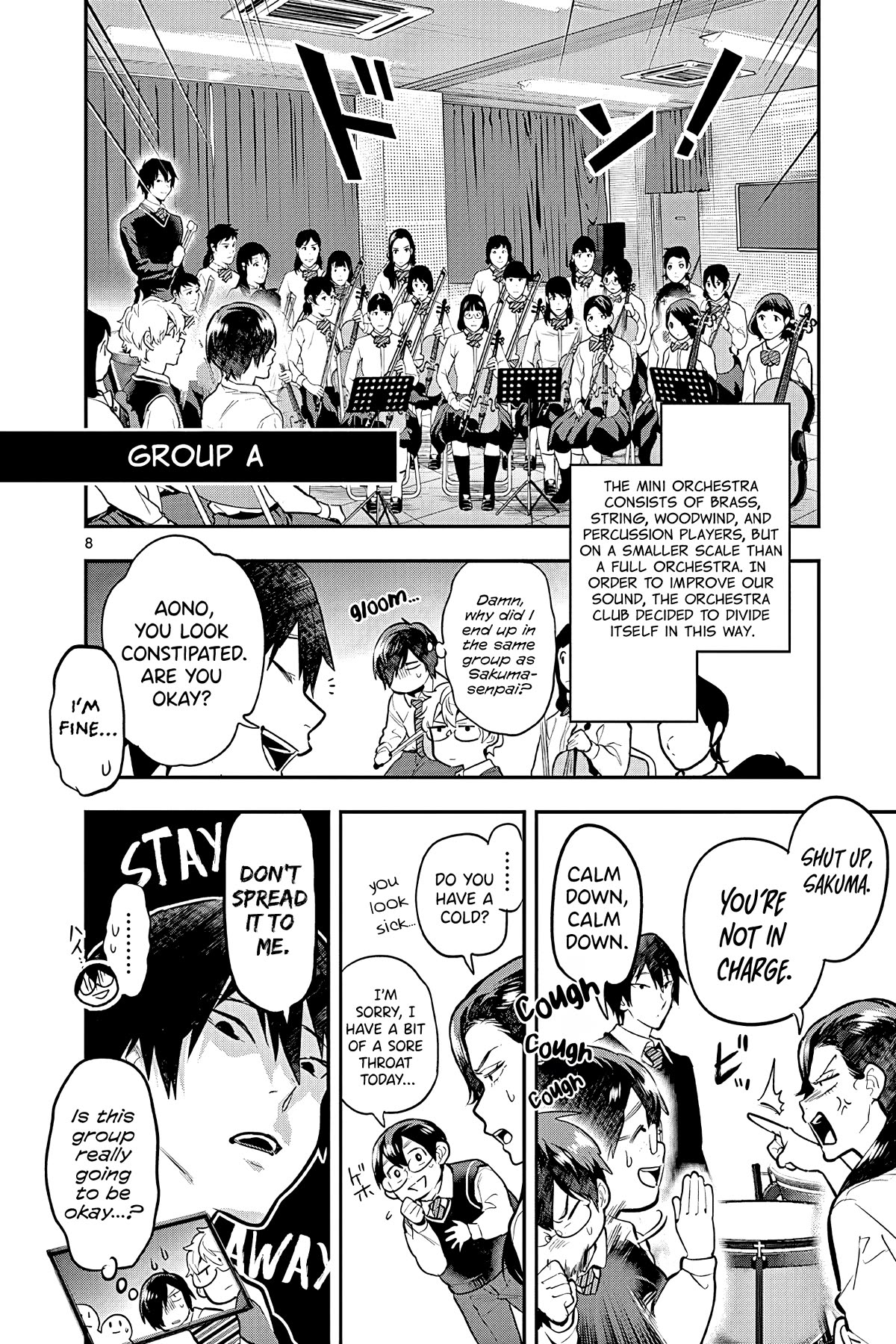 Ao no Orchestra Chapter 50 page 8 - Chapter 50: Theme
