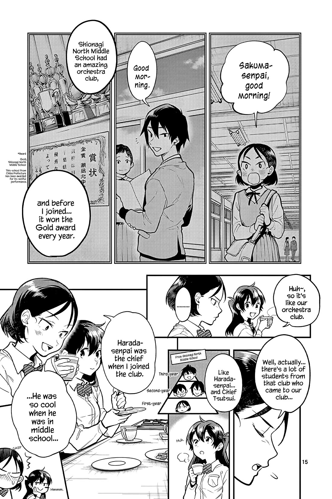 Ao no Orchestra Chapter 52 page 15 - Chapter 52: Regret and a Step Forward