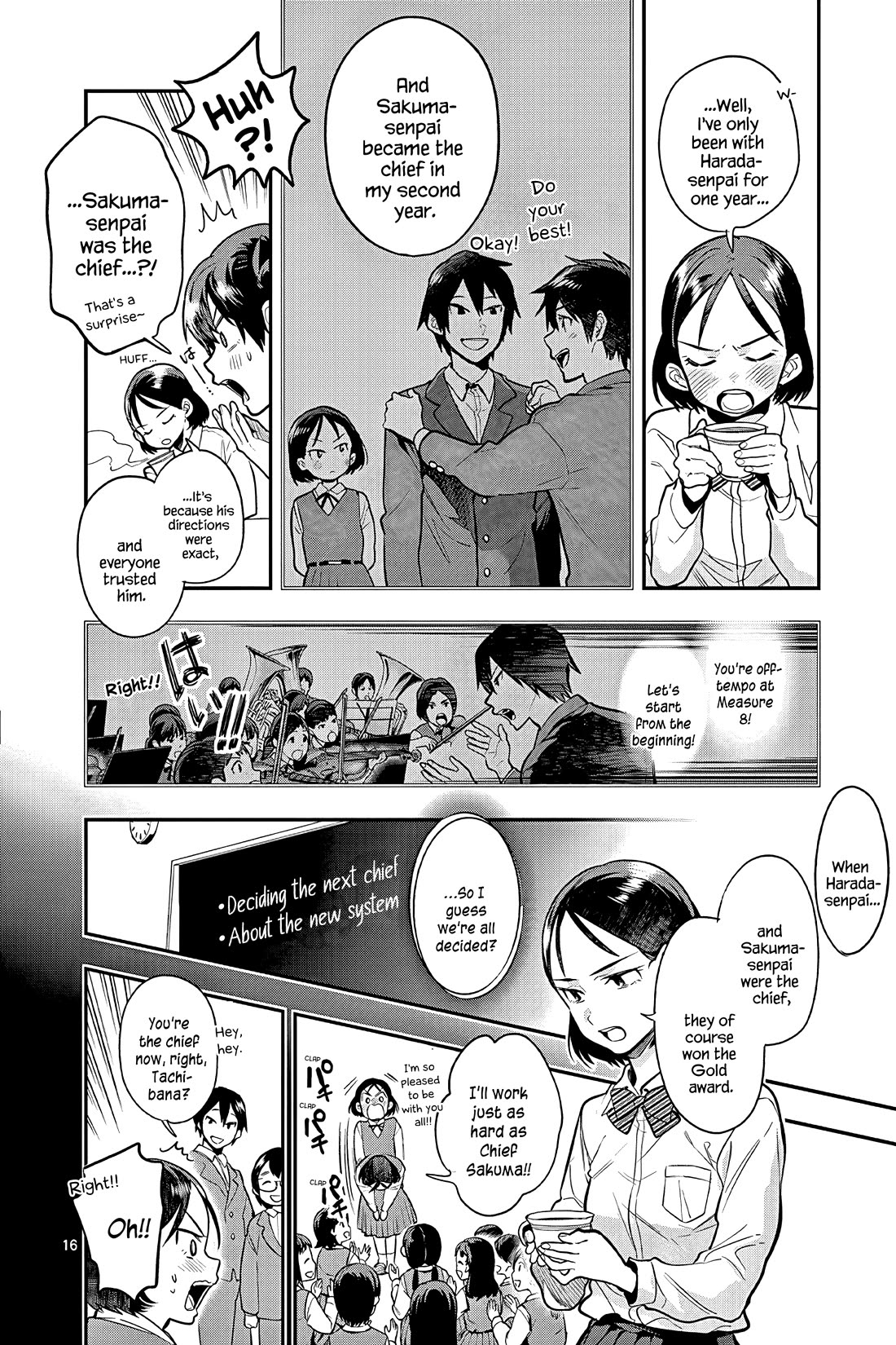 Ao no Orchestra Chapter 52 page 16 - Chapter 52: Regret and a Step Forward