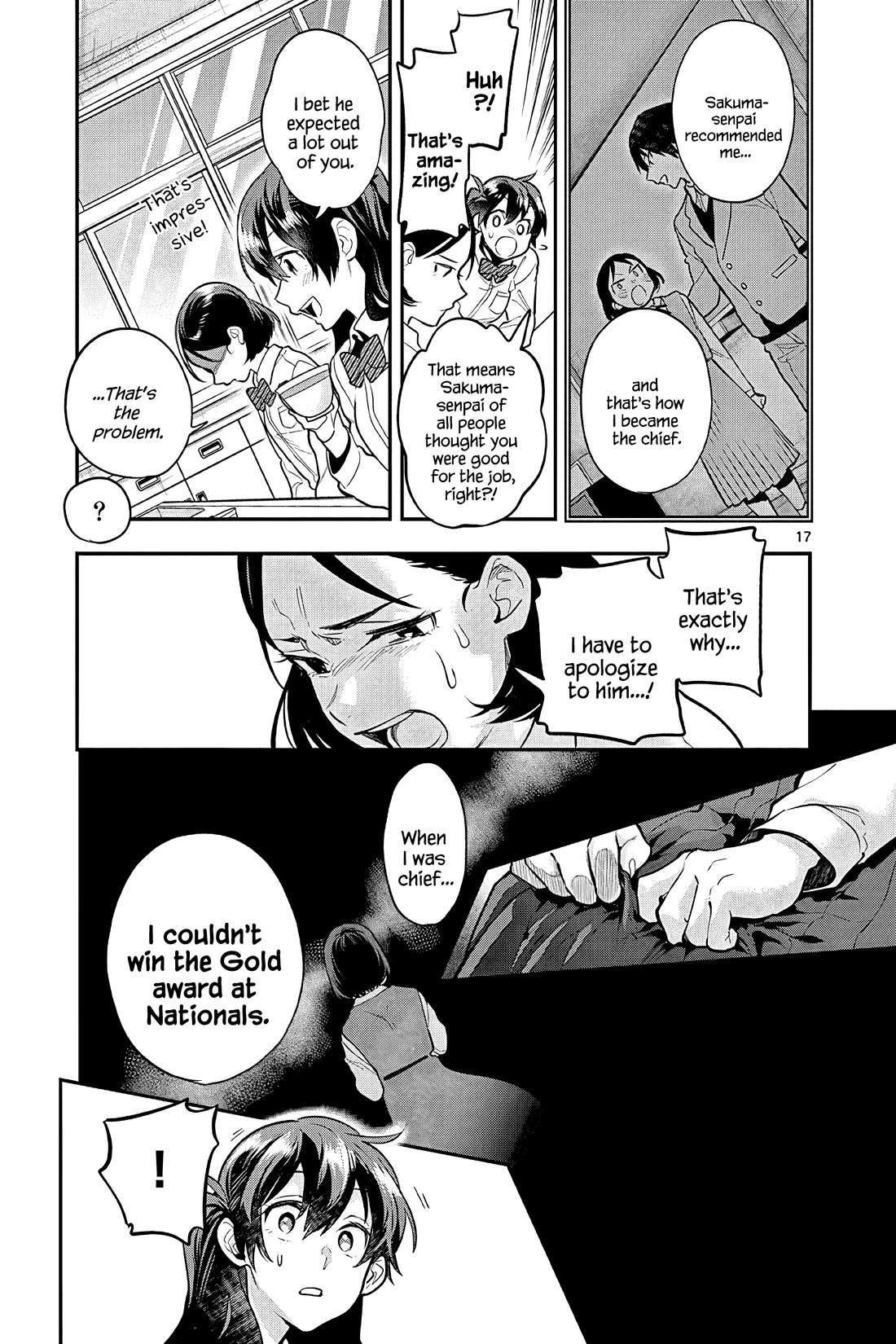 Ao no Orchestra Chapter 52 page 17 - Chapter 52: Regret and a Step Forward