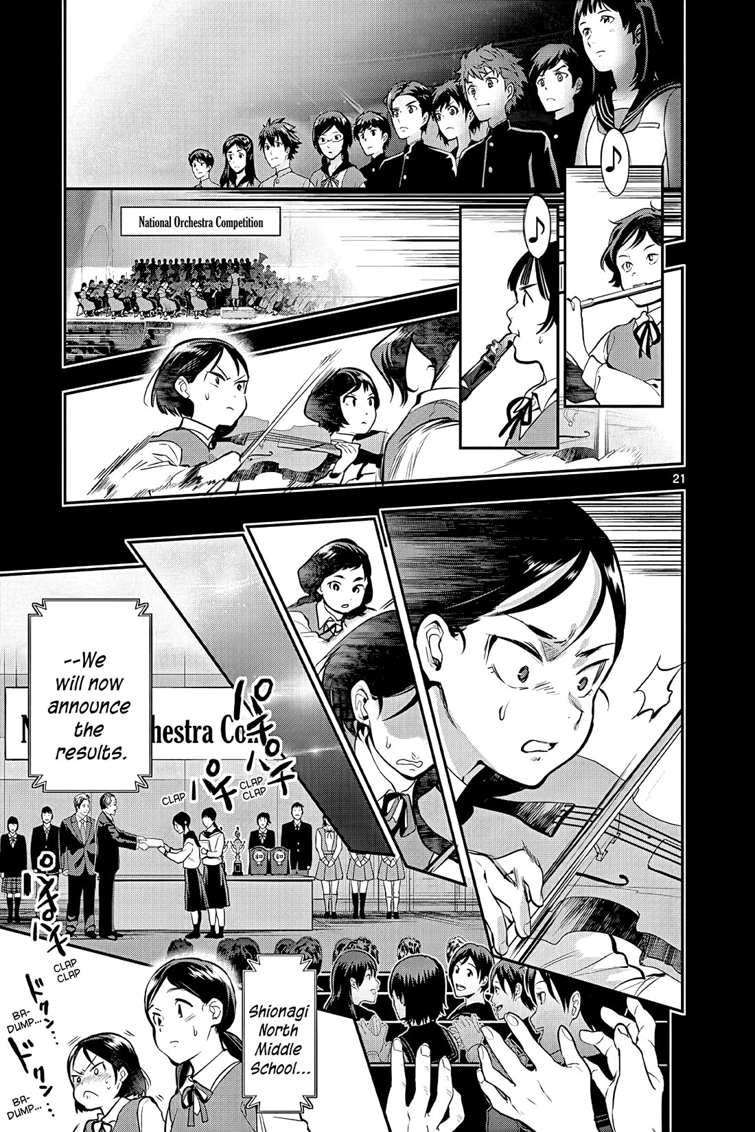 Ao no Orchestra Chapter 52 page 21 - Chapter 52: Regret and a Step Forward