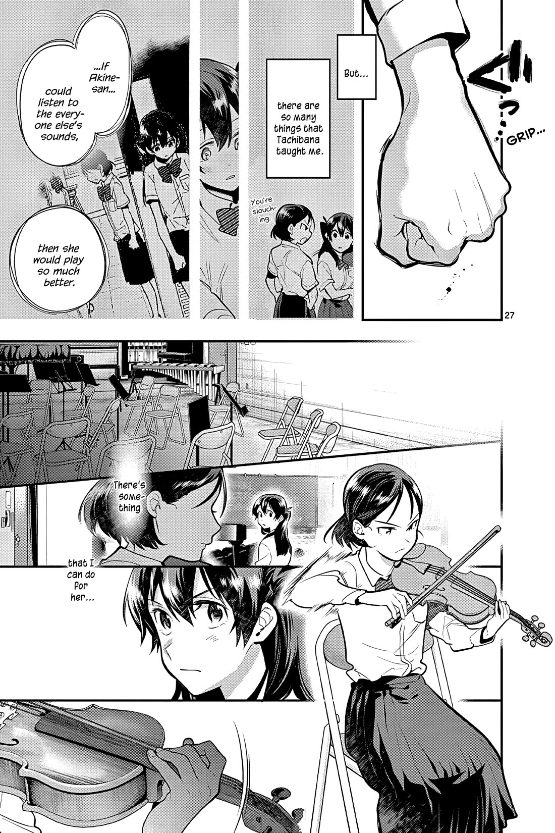 Ao no Orchestra Chapter 52 page 27 - Chapter 52: Regret and a Step Forward