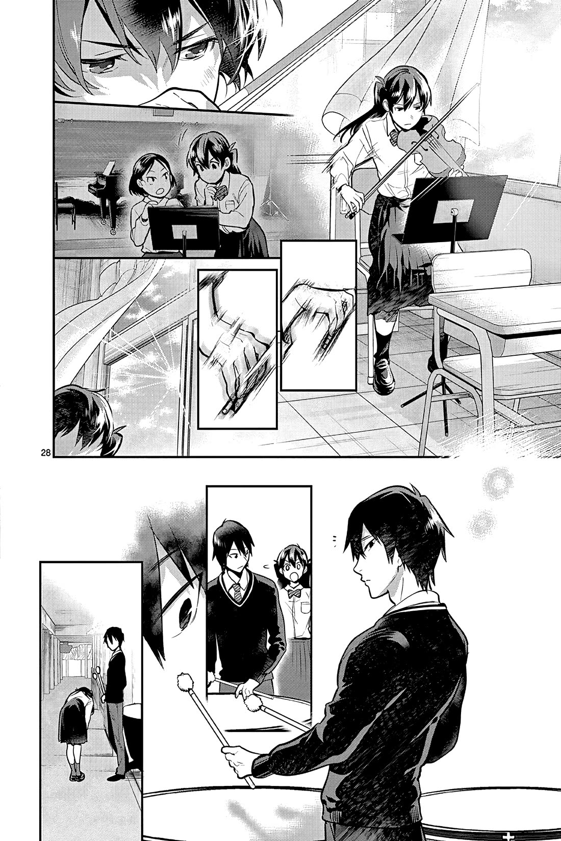 Ao no Orchestra Chapter 52 page 28 - Chapter 52: Regret and a Step Forward