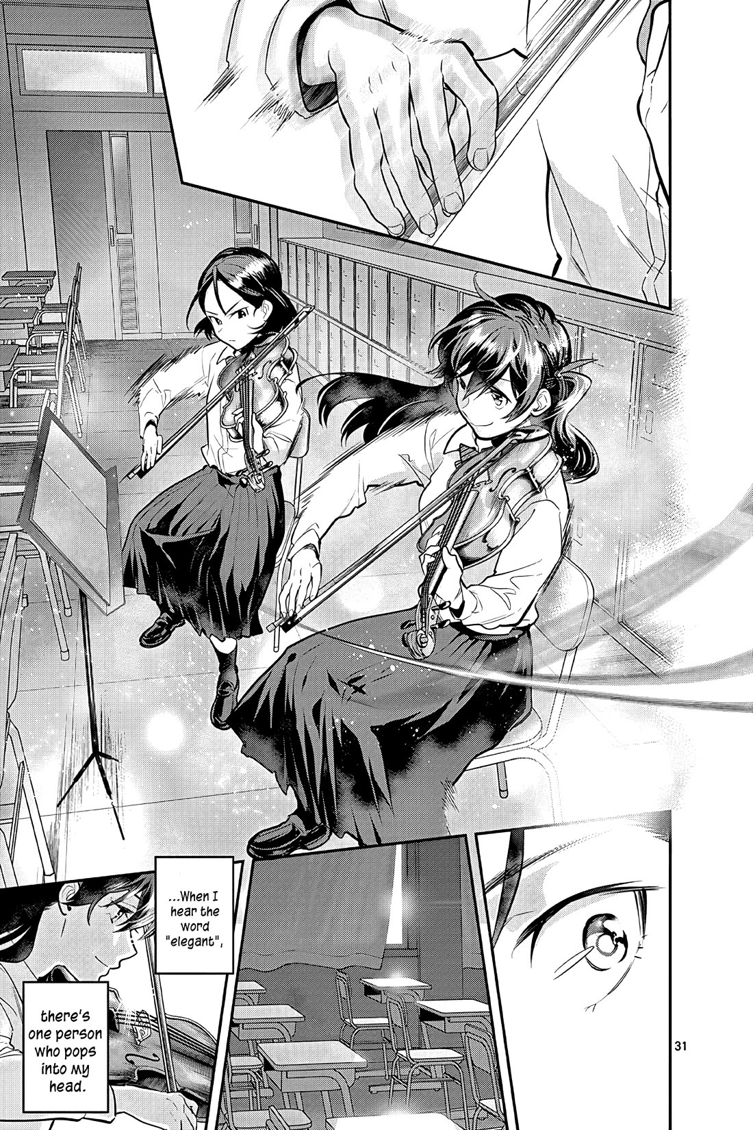 Ao no Orchestra Chapter 52 page 31 - Chapter 52: Regret and a Step Forward