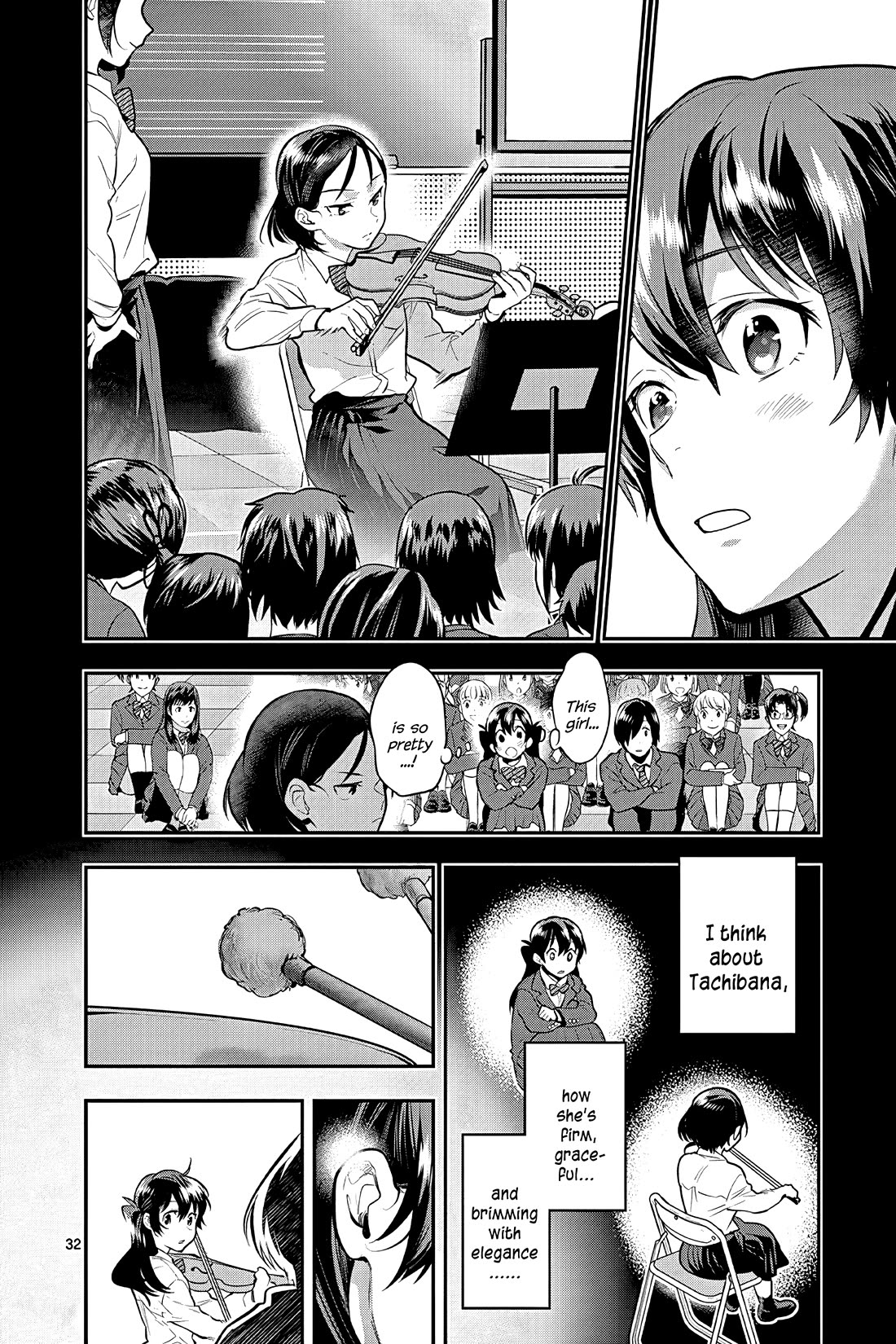 Ao no Orchestra Chapter 52 page 32 - Chapter 52: Regret and a Step Forward