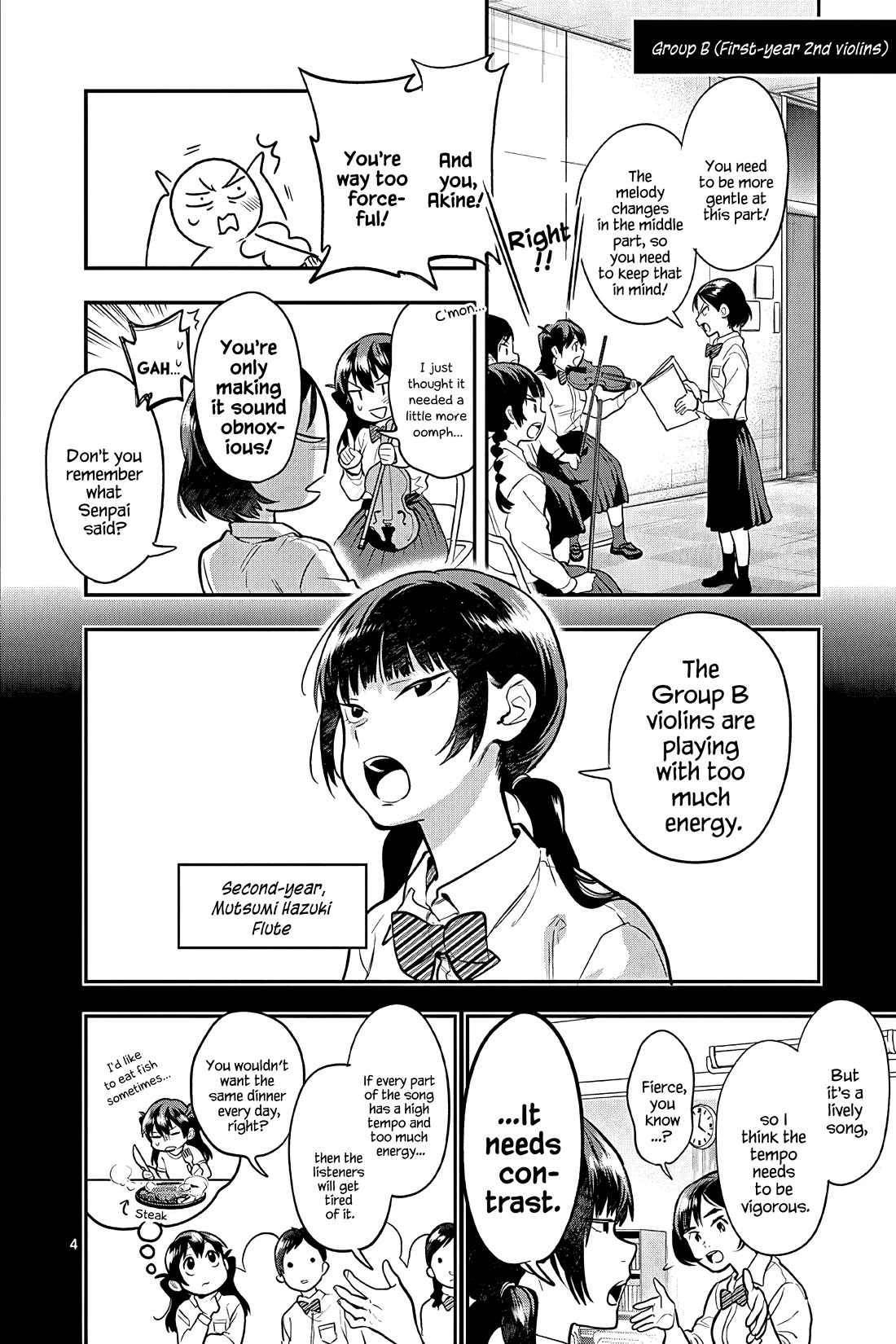 Ao no Orchestra Chapter 52 page 4 - Chapter 52: Regret and a Step Forward