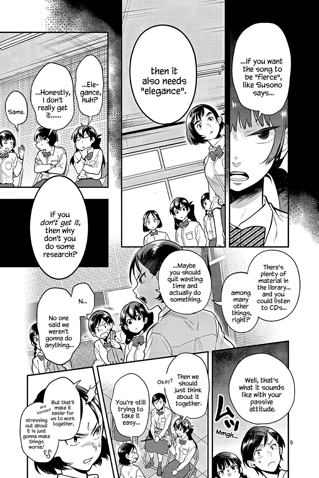 Ao no Orchestra Chapter 52 page 5 - Chapter 52: Regret and a Step Forward