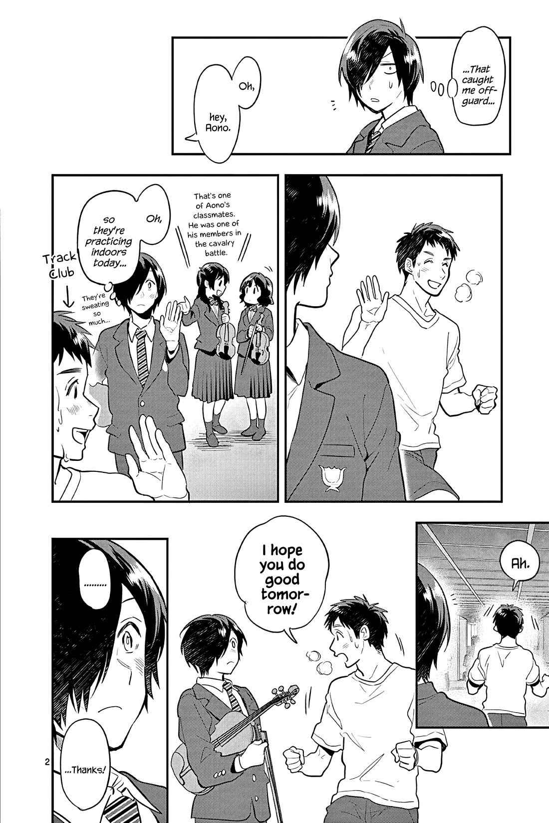 Ao no Orchestra Chapter 53.5 page 10 - Chapter 53.5: Vol. 8 Omake