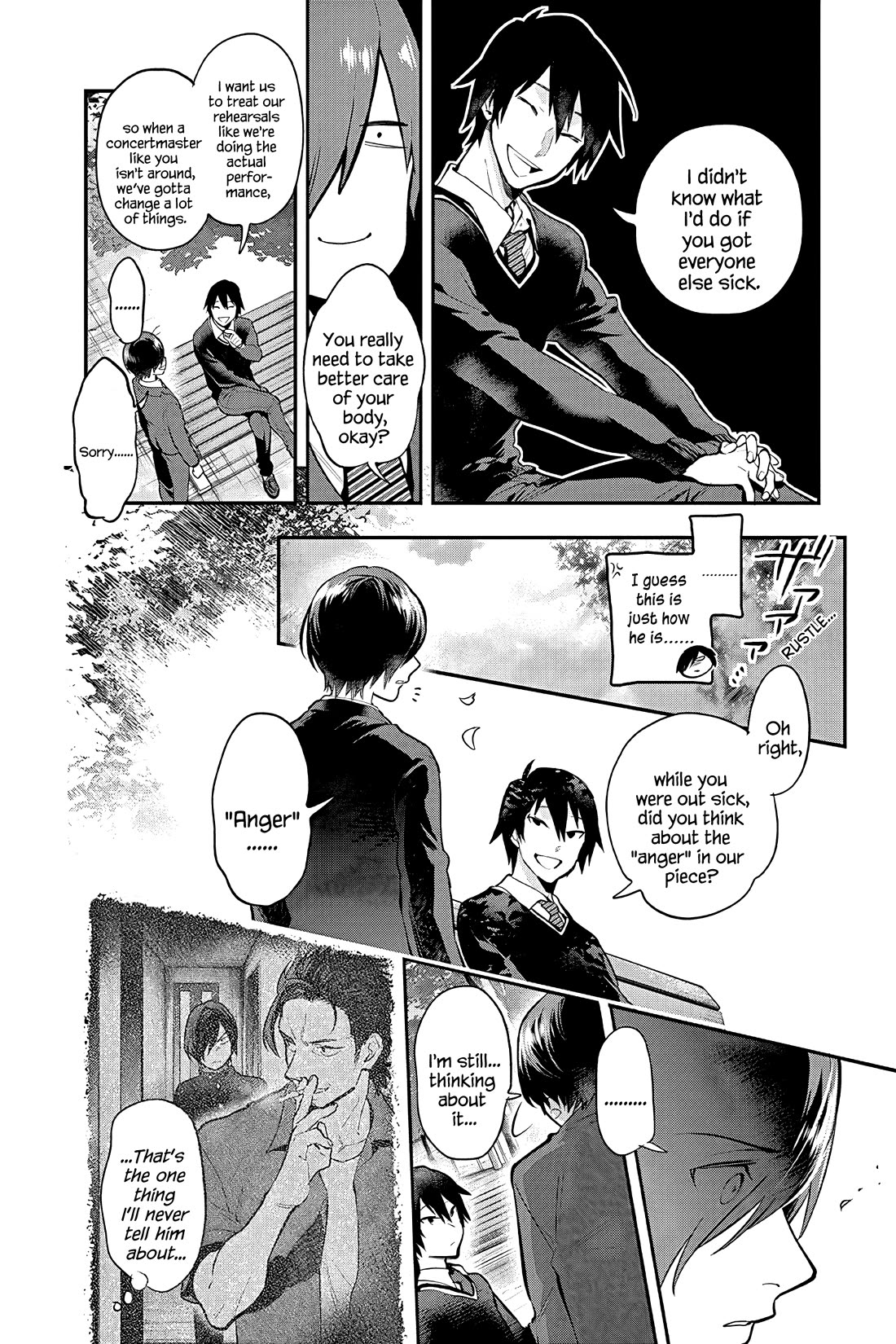 Ao no Orchestra Chapter 53 page 10 - Chapter 53: Anger