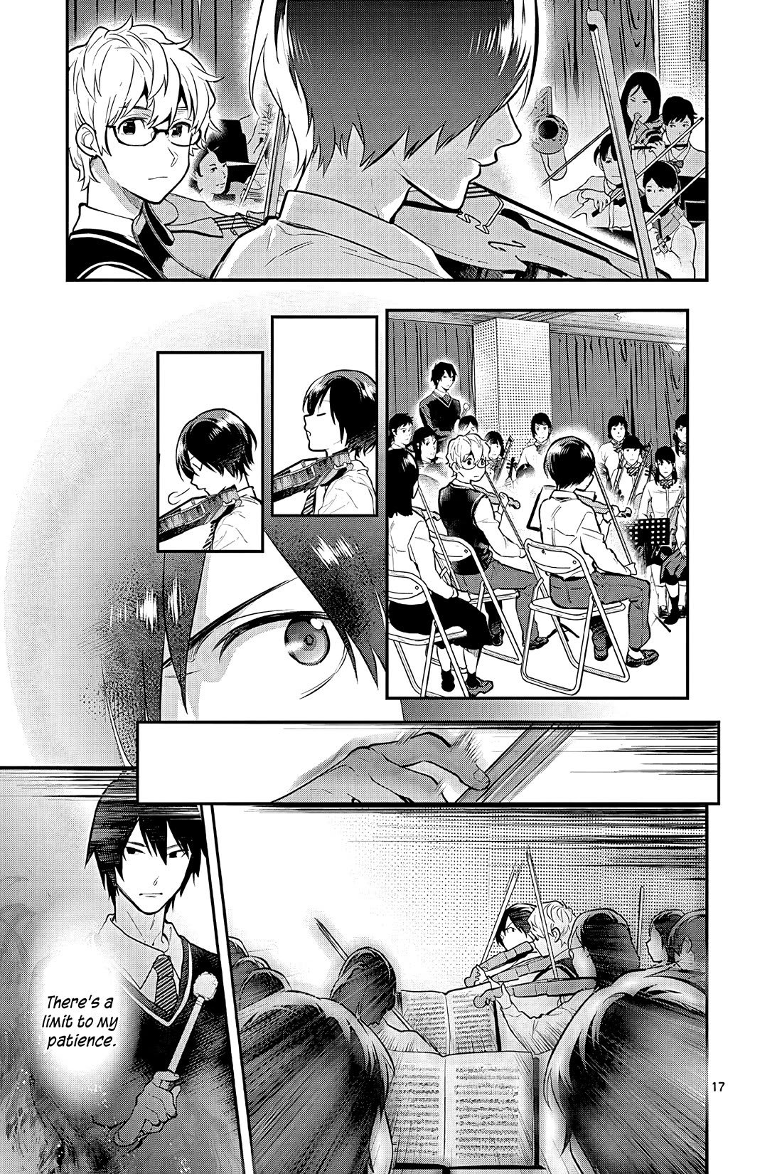 Ao no Orchestra Chapter 53 page 17 - Chapter 53: Anger