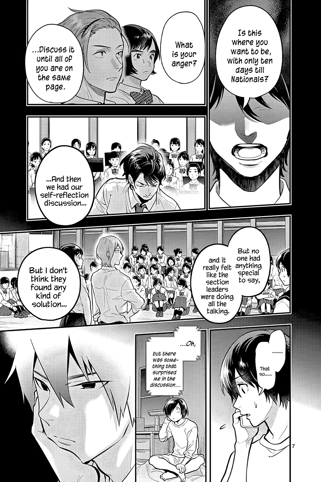 Ao no Orchestra Chapter 53 page 7 - Chapter 53: Anger