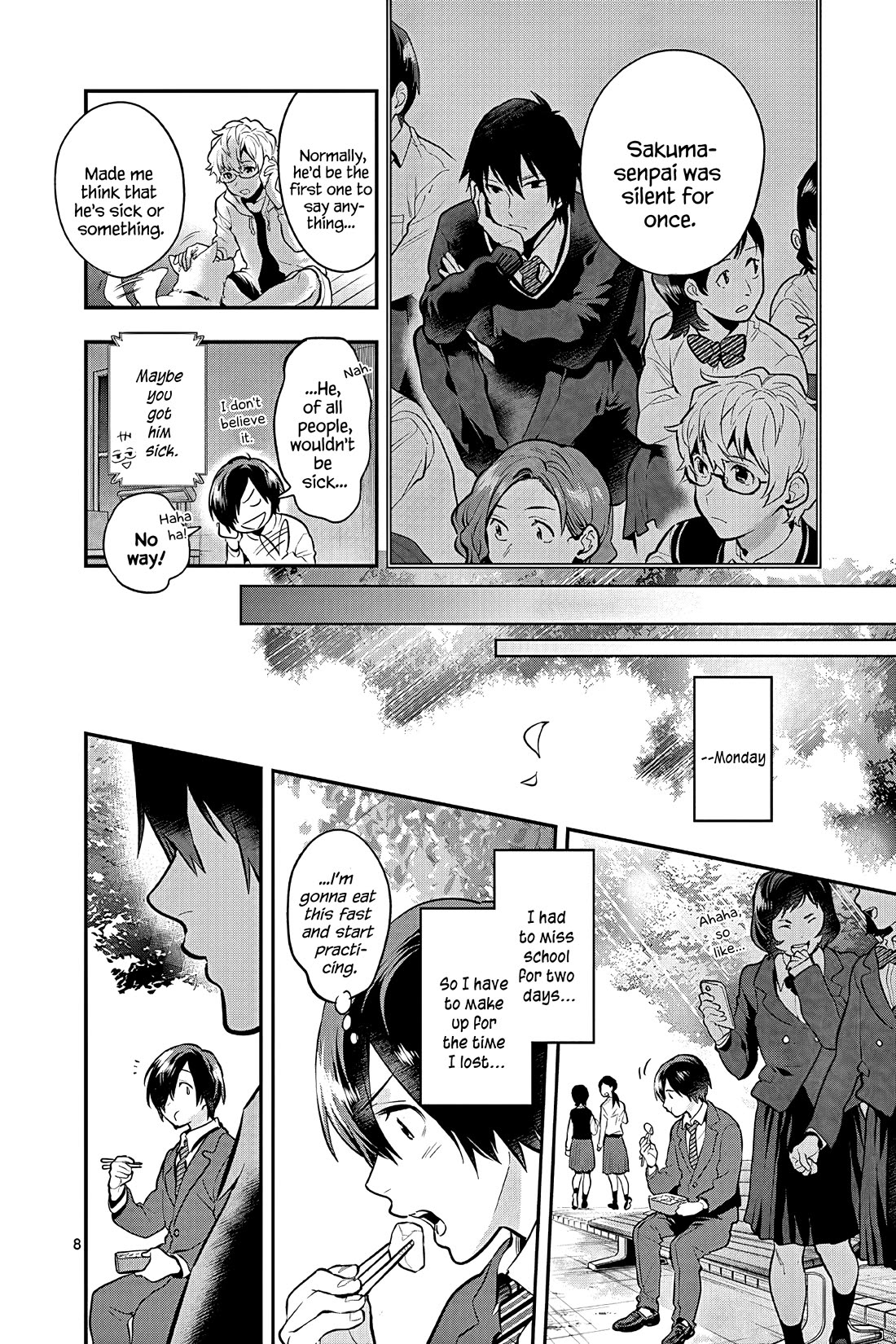 Ao no Orchestra Chapter 53 page 8 - Chapter 53: Anger