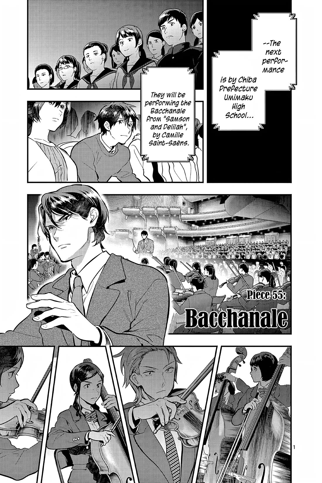 Ao no Orchestra Chapter 55 page 1 - Chapter 55: Bacchanale