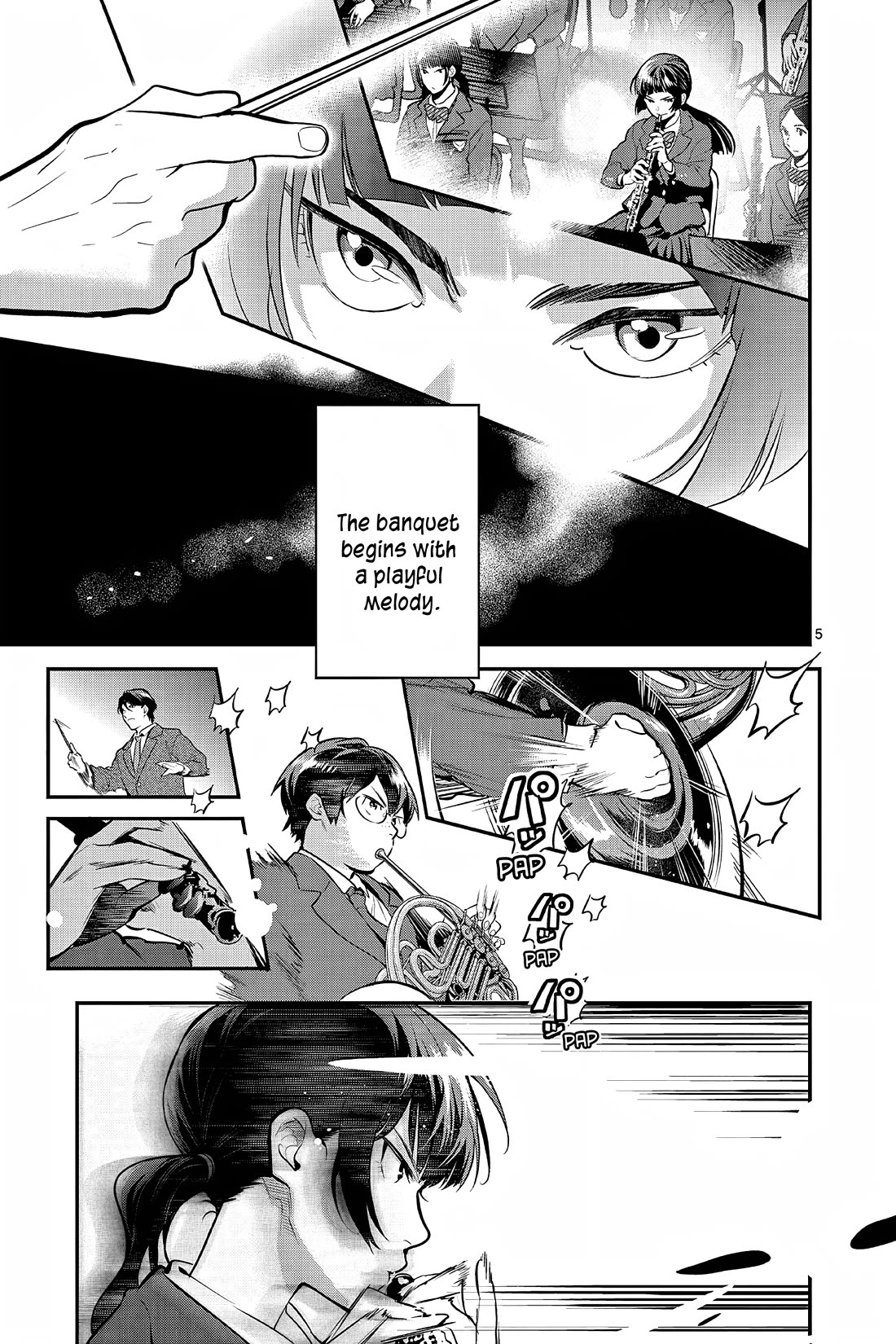 Ao no Orchestra Chapter 55 page 5 - Chapter 55: Bacchanale