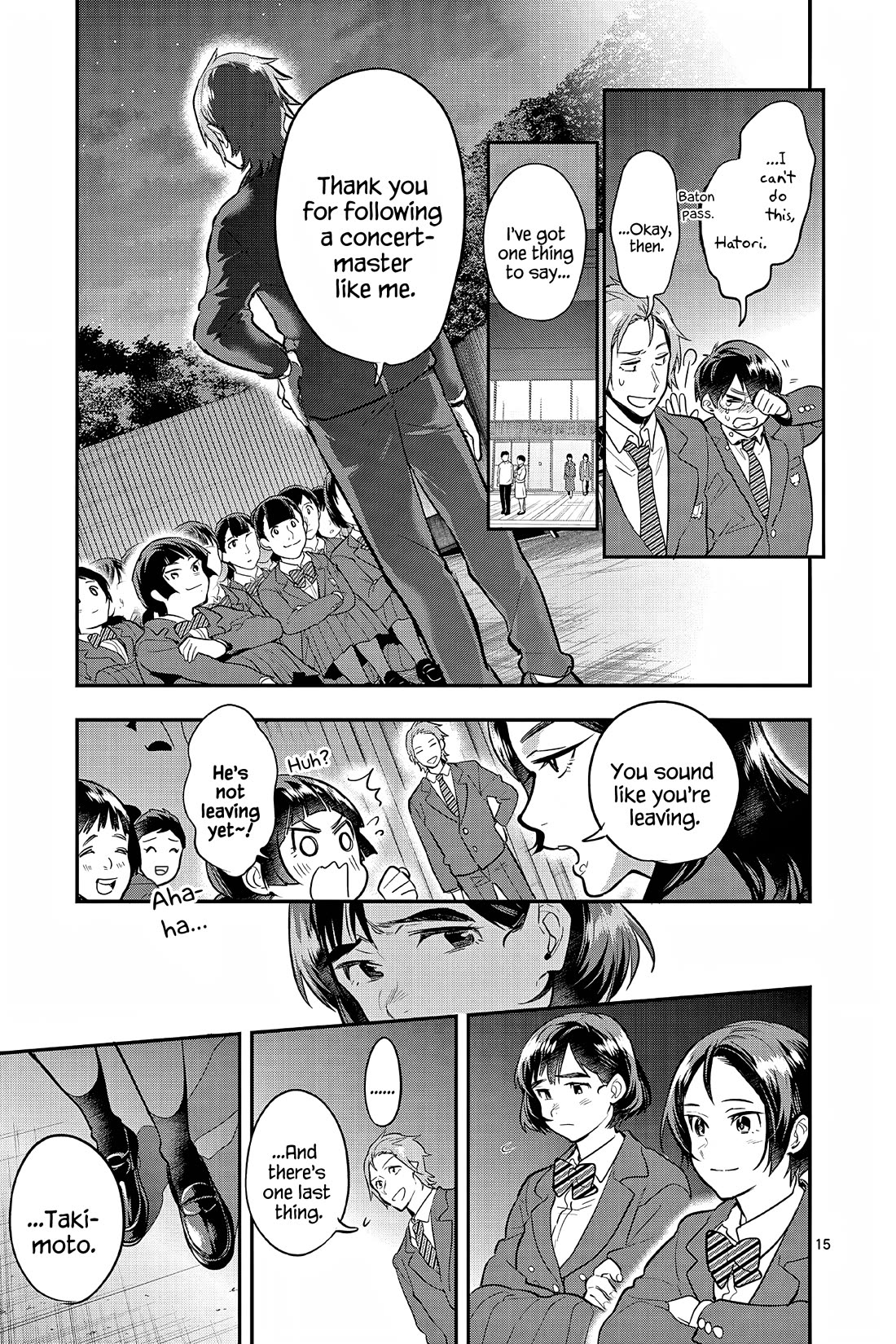 Ao no Orchestra Chapter 56 page 15 - Chapter 56: Results