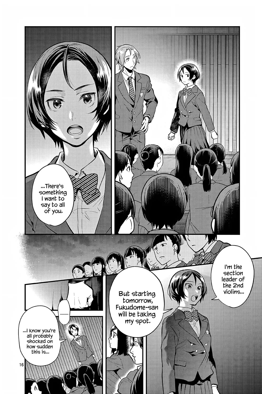 Ao no Orchestra Chapter 56 page 16 - Chapter 56: Results