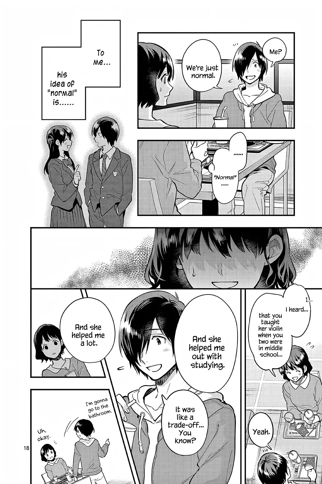 Ao no Orchestra Chapter 57 page 18 - Chapter 57: Date