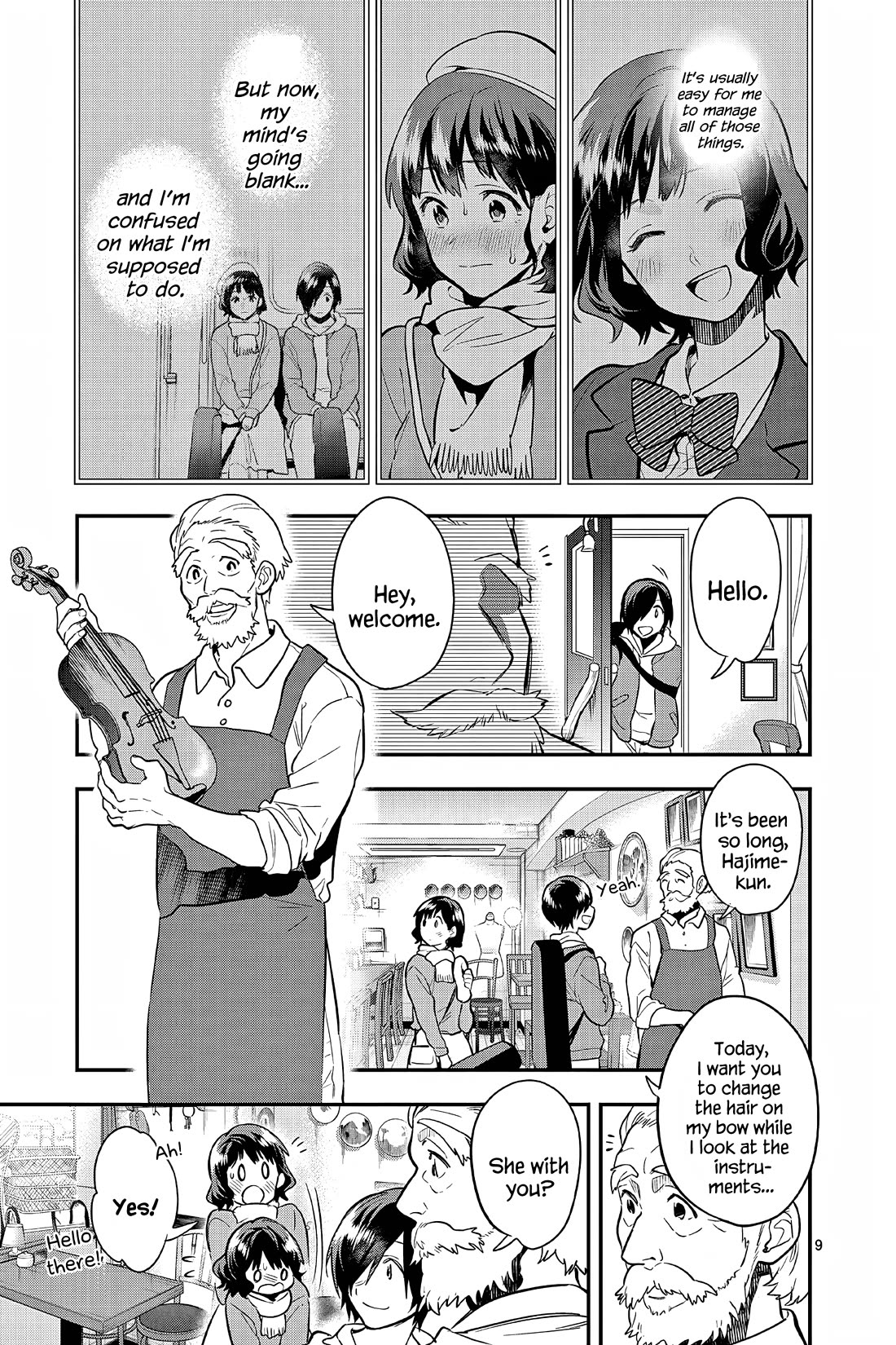 Ao no Orchestra Chapter 57 page 9 - Chapter 57: Date