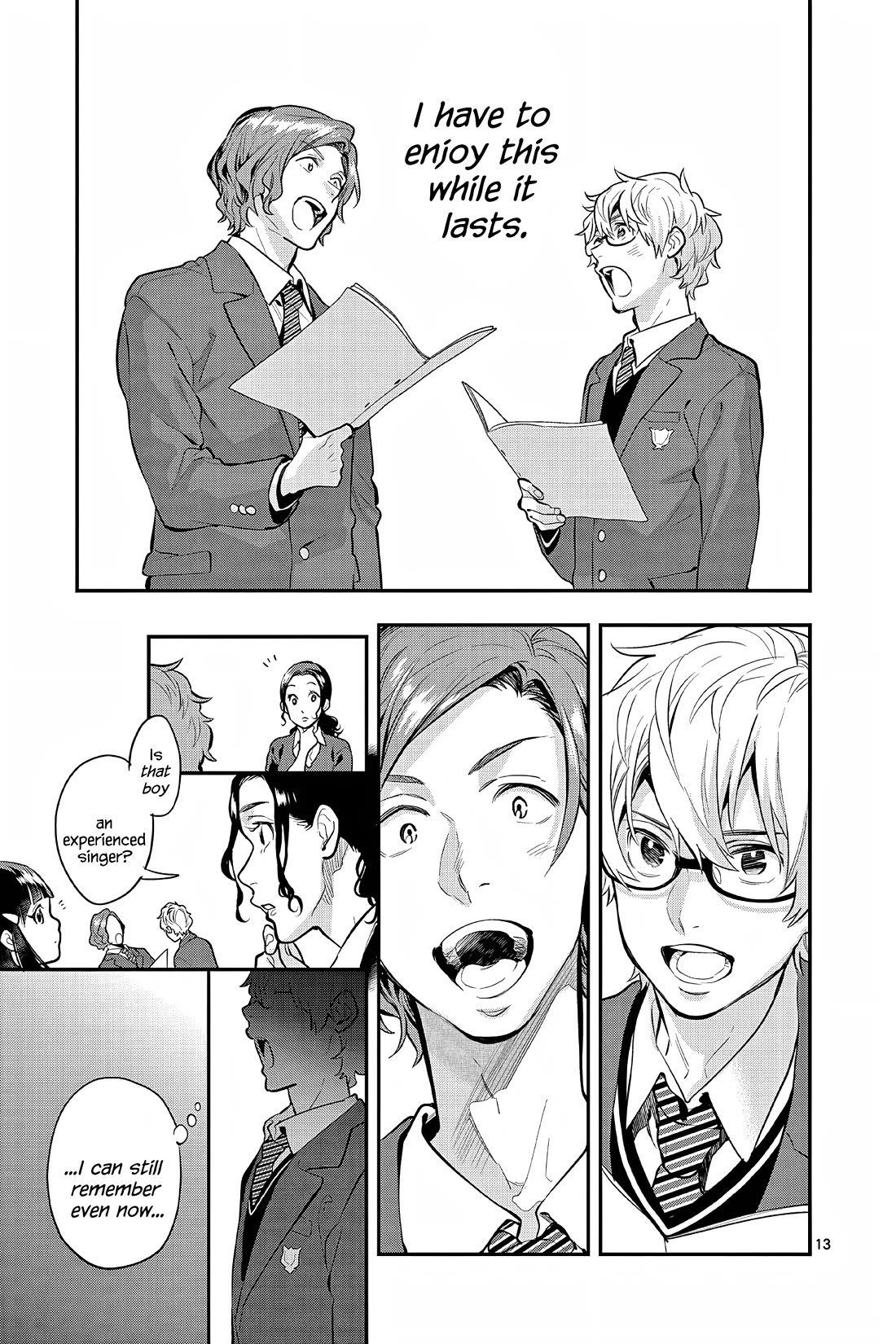 Ao no Orchestra Chapter 62 page 13 - Chapter 62: Choir Practice