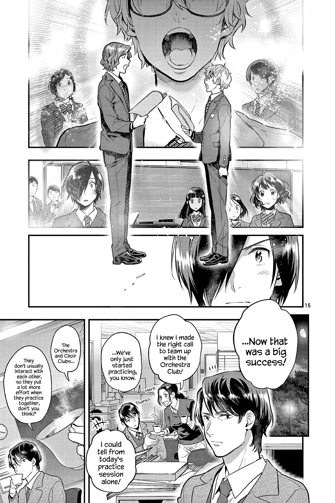 Ao no Orchestra Chapter 62 page 15 - Chapter 62: Choir Practice