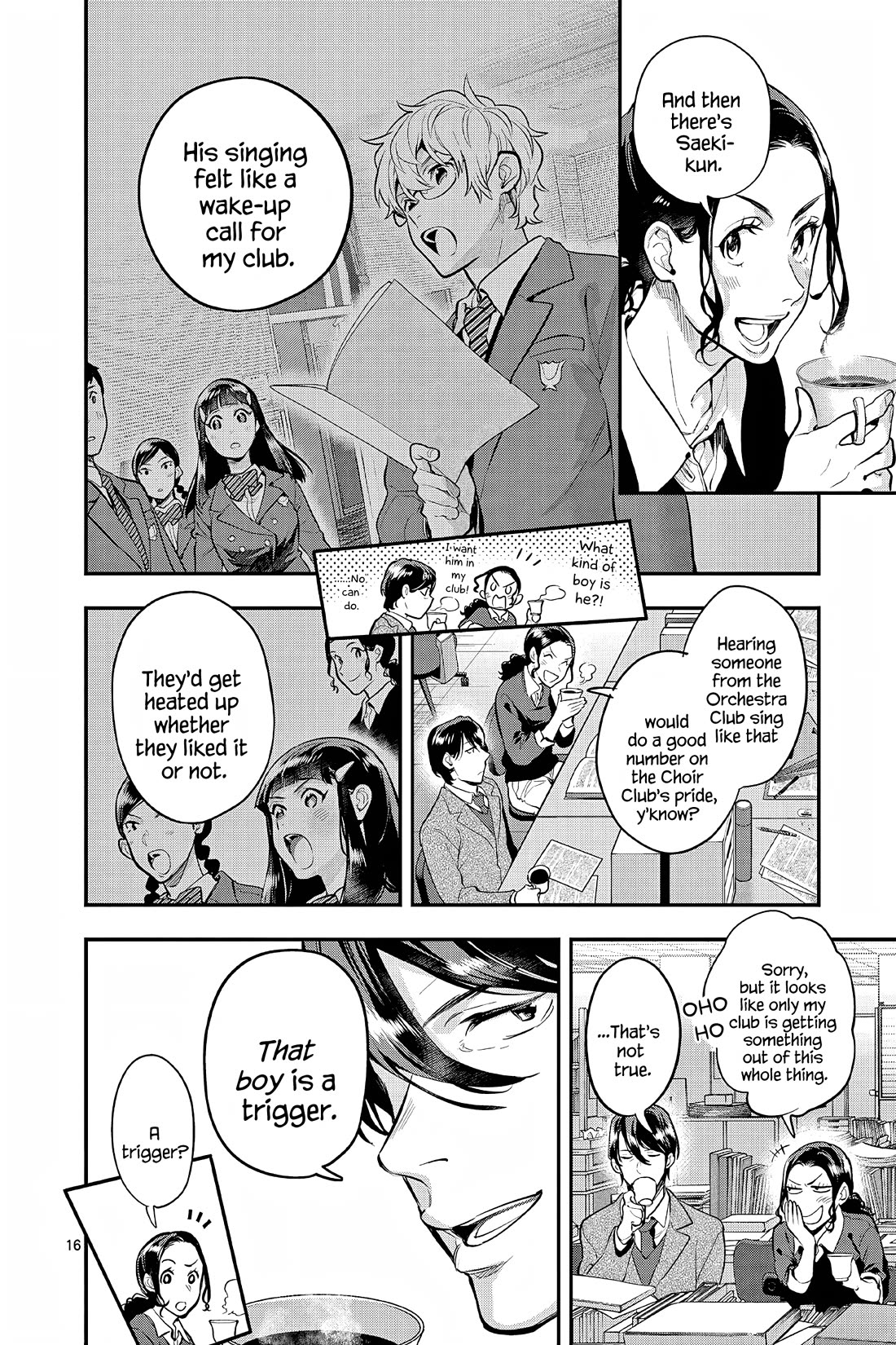 Ao no Orchestra Chapter 62 page 16 - Chapter 62: Choir Practice