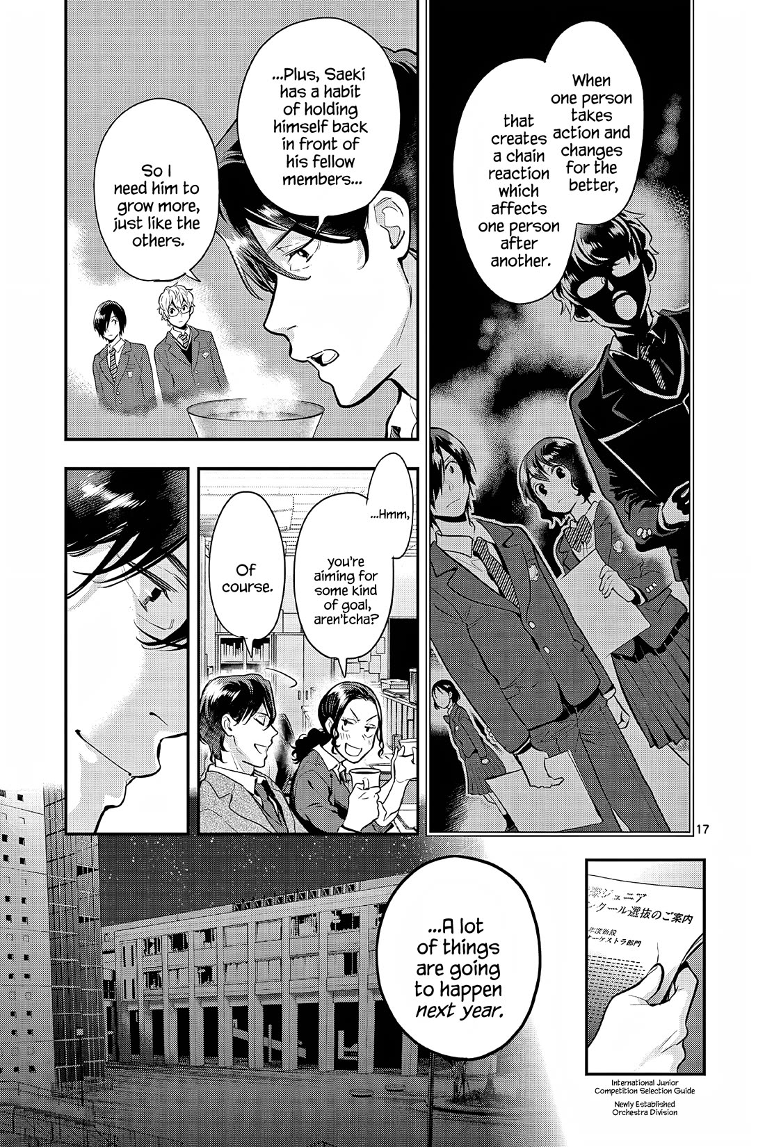 Ao no Orchestra Chapter 62 page 17 - Chapter 62: Choir Practice