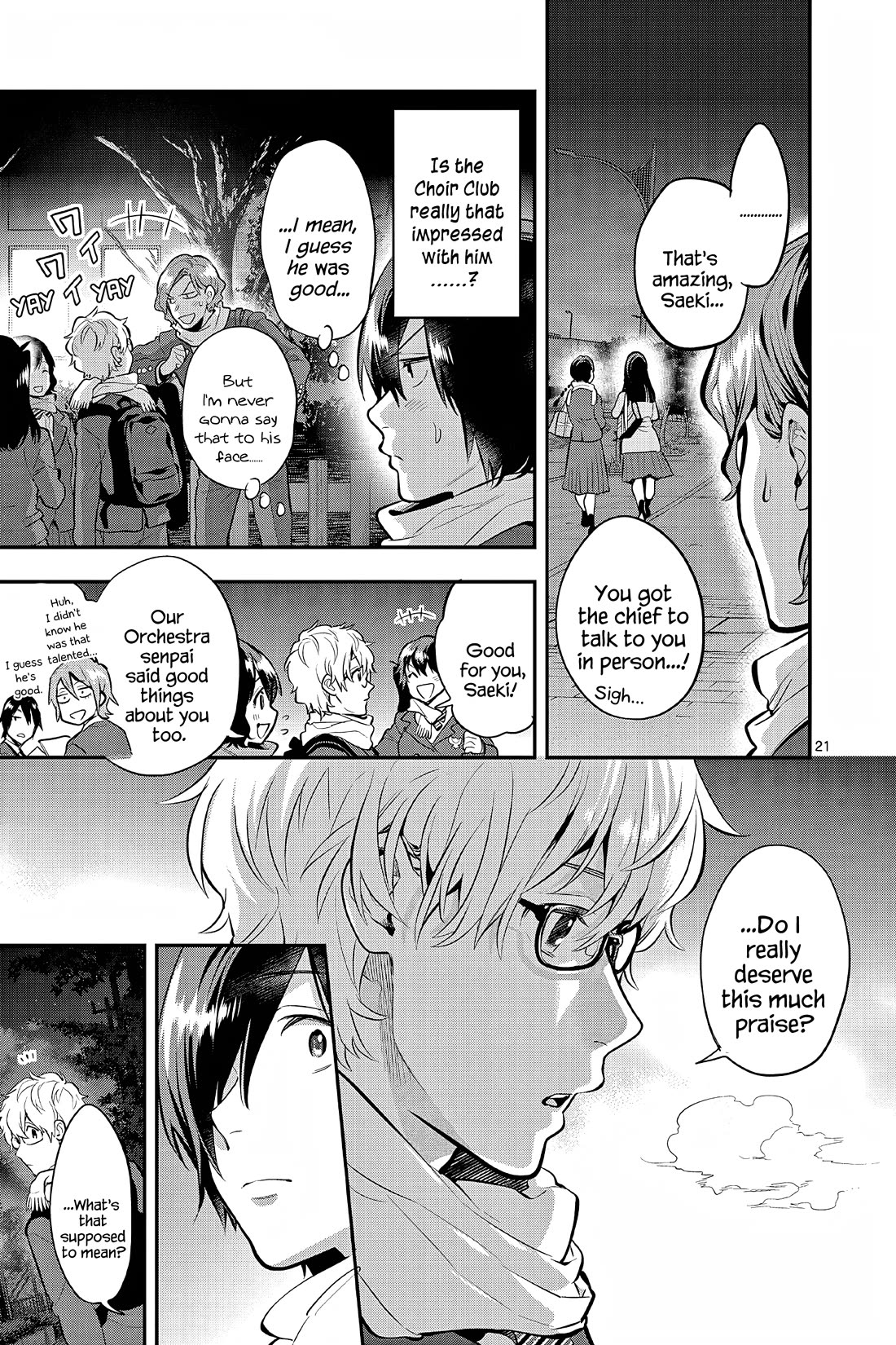 Ao no Orchestra Chapter 62 page 21 - Chapter 62: Choir Practice
