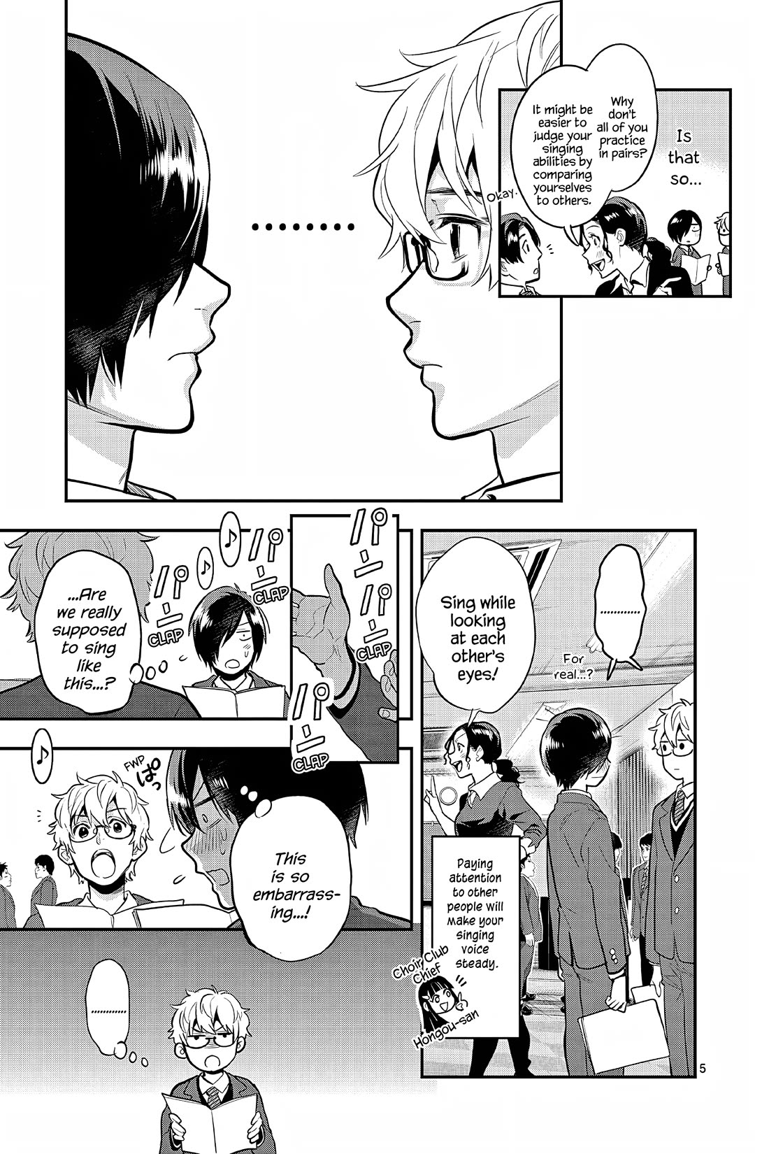 Ao no Orchestra Chapter 62 page 5 - Chapter 62: Choir Practice