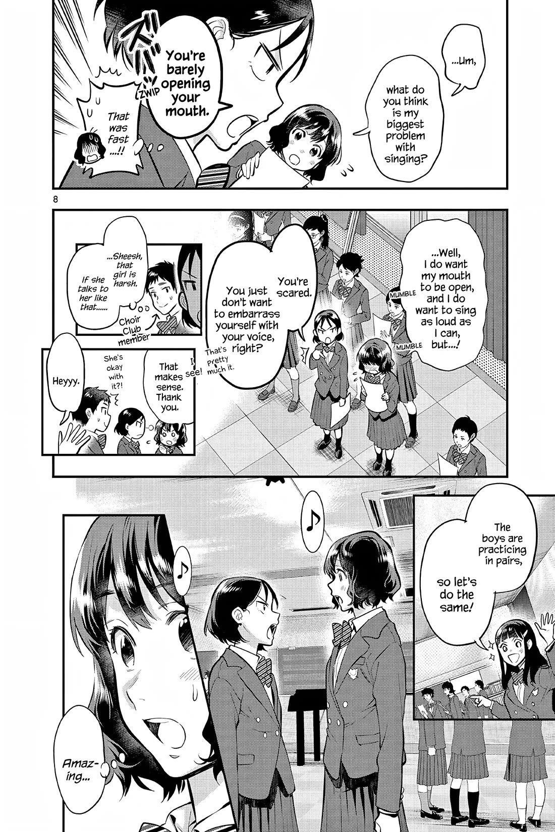 Ao no Orchestra Chapter 62 page 8 - Chapter 62: Choir Practice