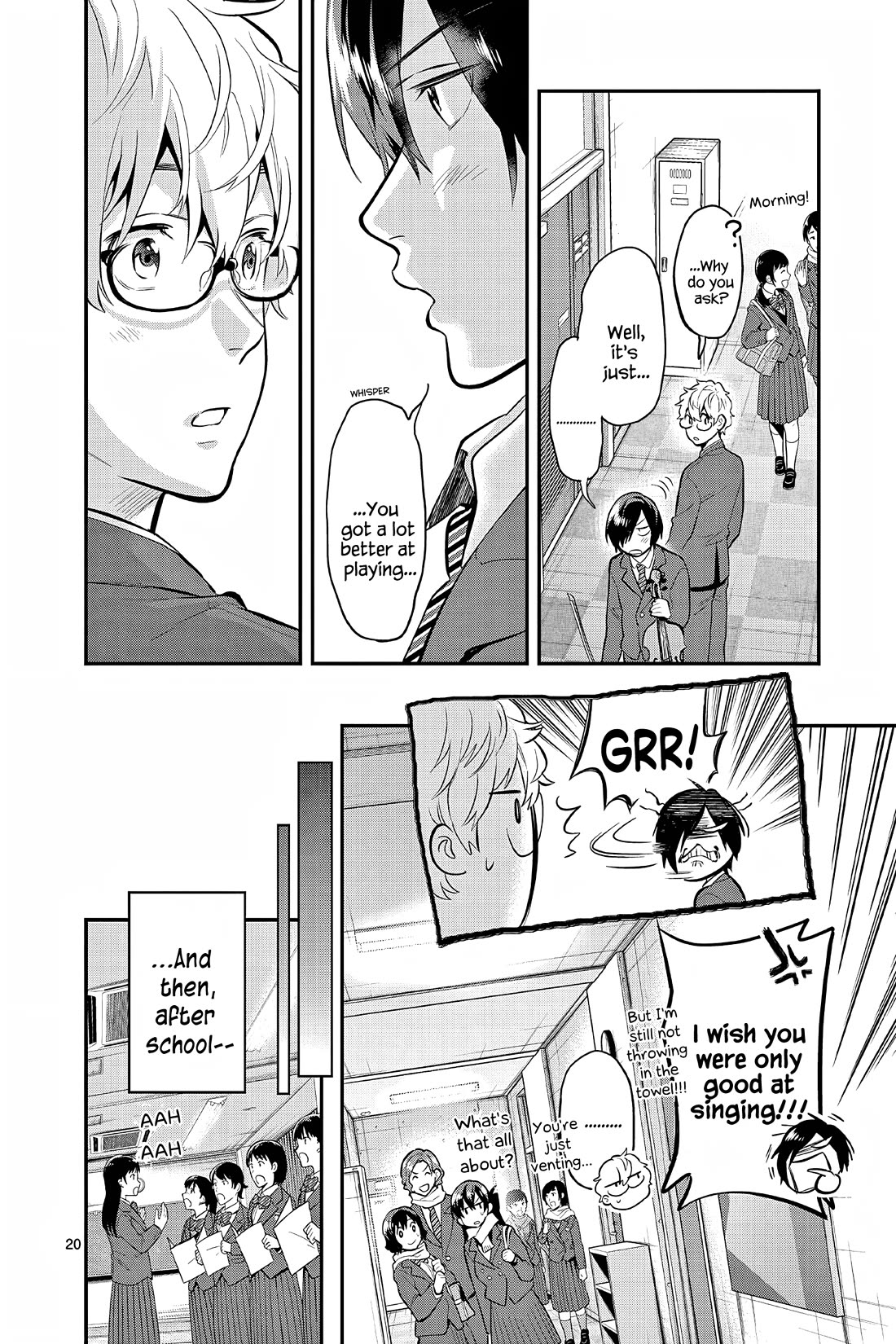 Ao no Orchestra Chapter 63 page 20 - Chapter 63: Morning Dew