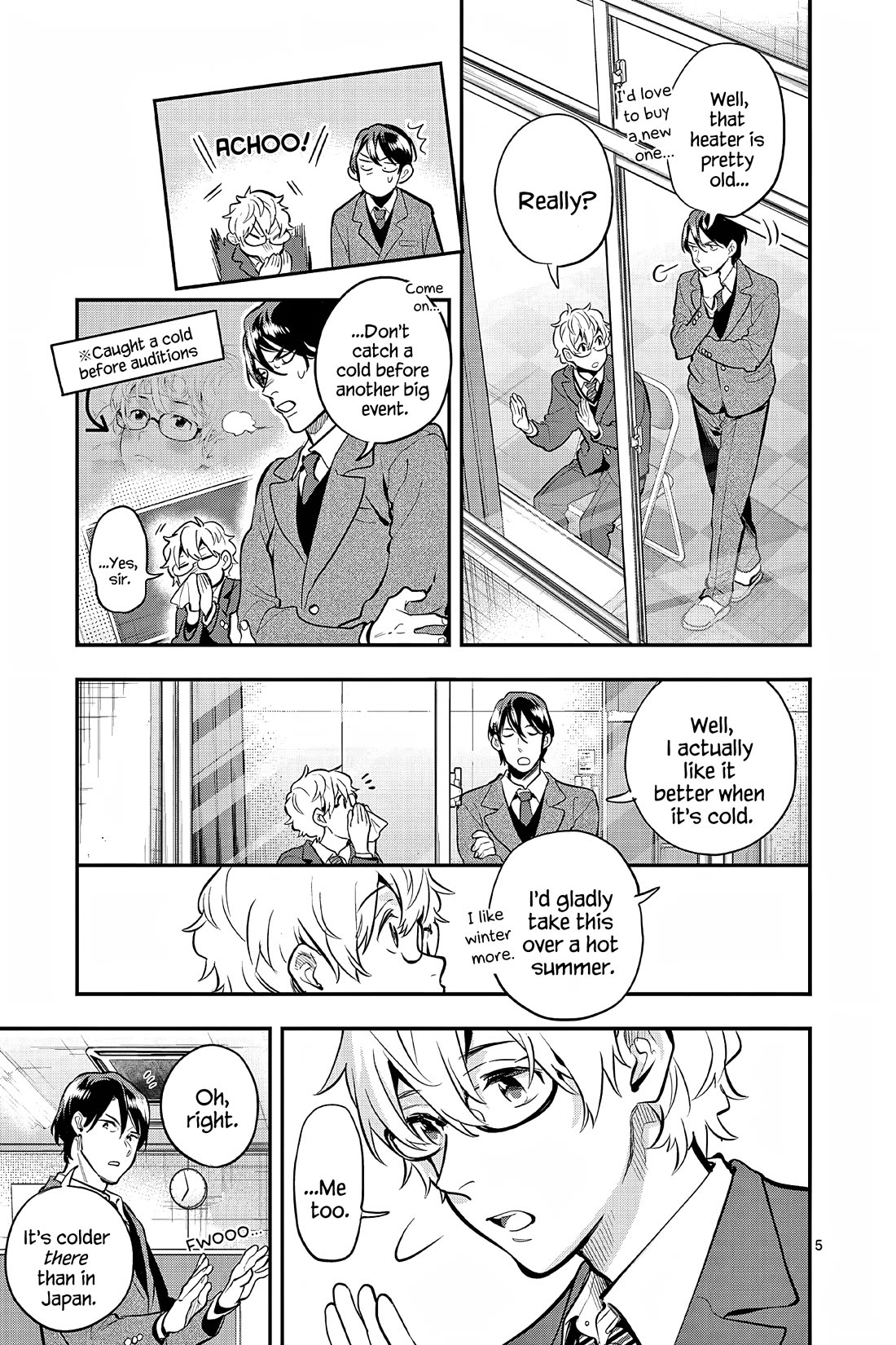 Ao no Orchestra Chapter 63 page 5 - Chapter 63: Morning Dew
