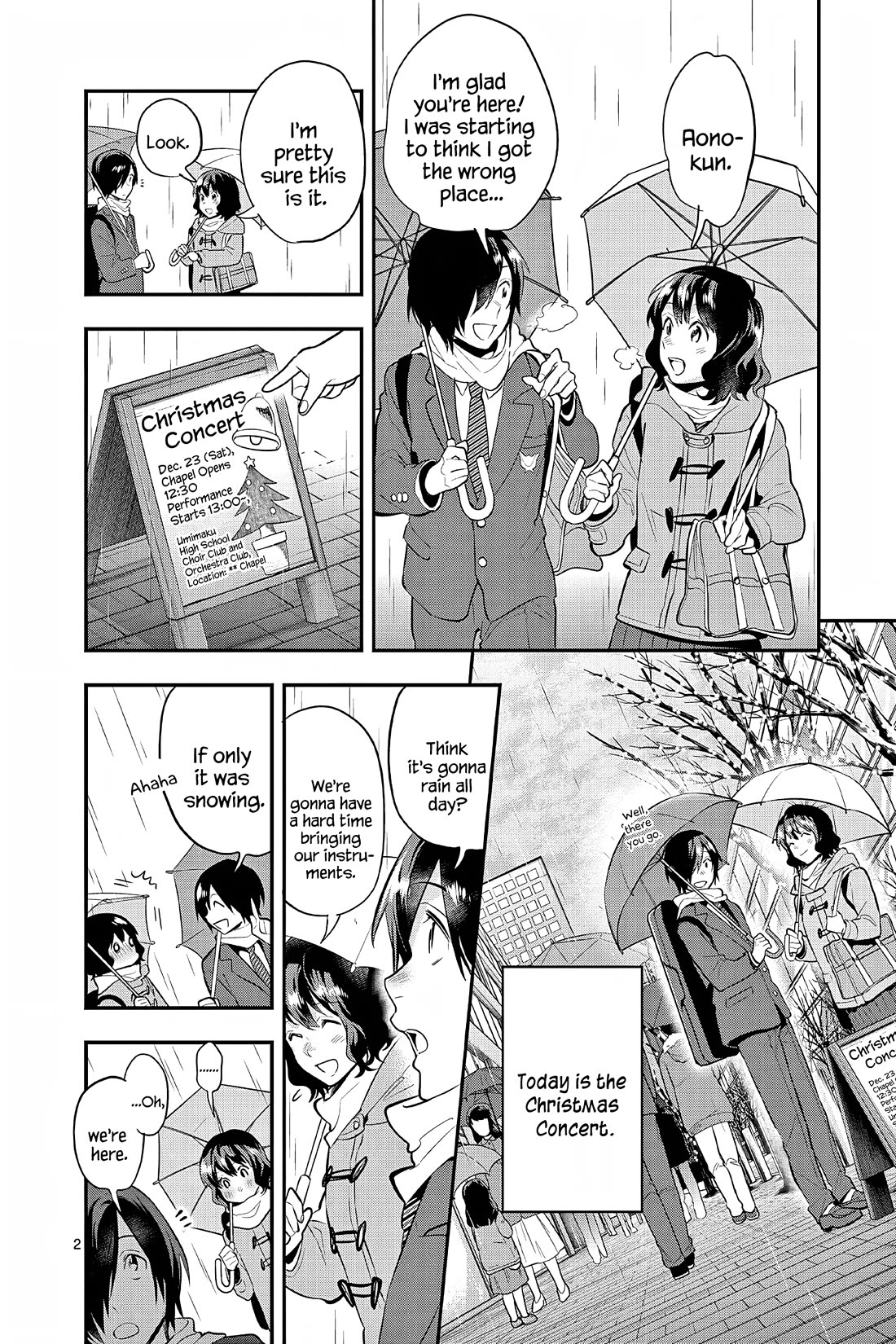 Ao no Orchestra Chapter 64 page 2 - Chapter 64: Christmas Concert