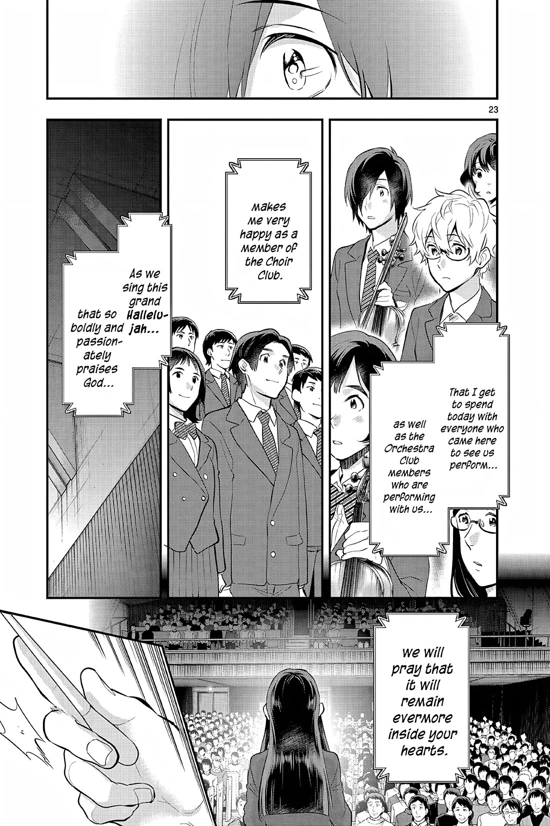 Ao no Orchestra Chapter 64 page 23 - Chapter 64: Christmas Concert