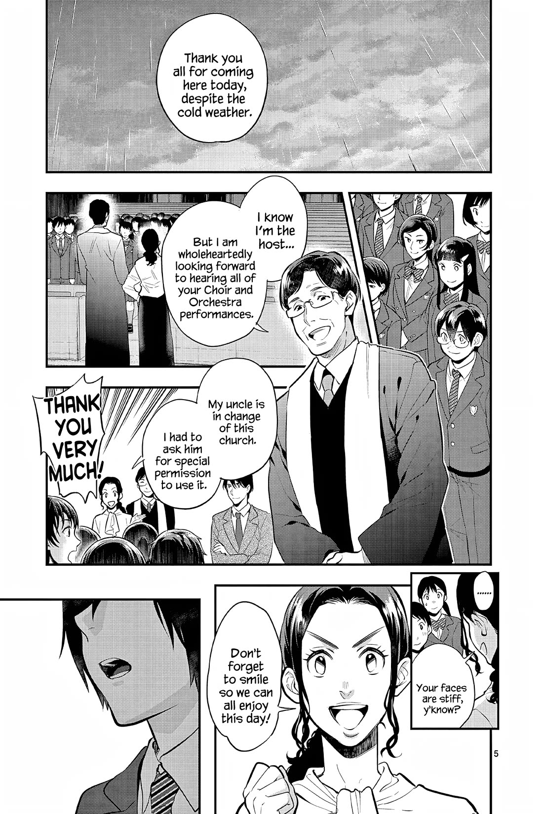 Ao no Orchestra Chapter 64 page 5 - Chapter 64: Christmas Concert