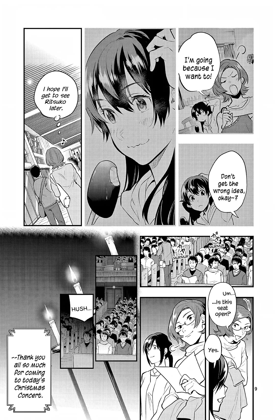 Ao no Orchestra Chapter 64 page 9 - Chapter 64: Christmas Concert