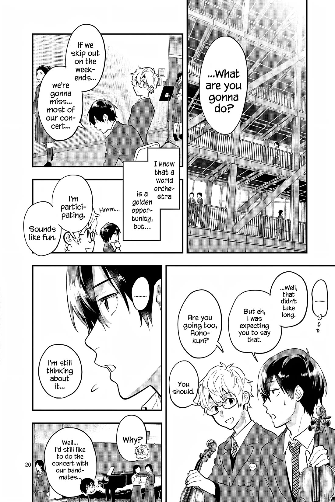 Ao no Orchestra Chapter 65 page 20 - Chapter 65: New Scenery