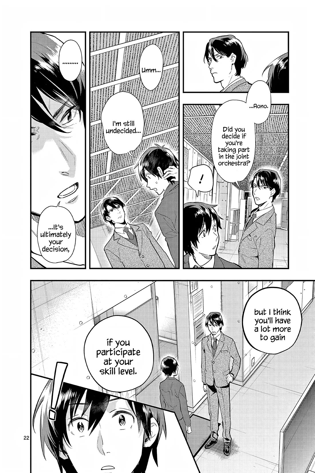 Ao no Orchestra Chapter 65 page 22 - Chapter 65: New Scenery
