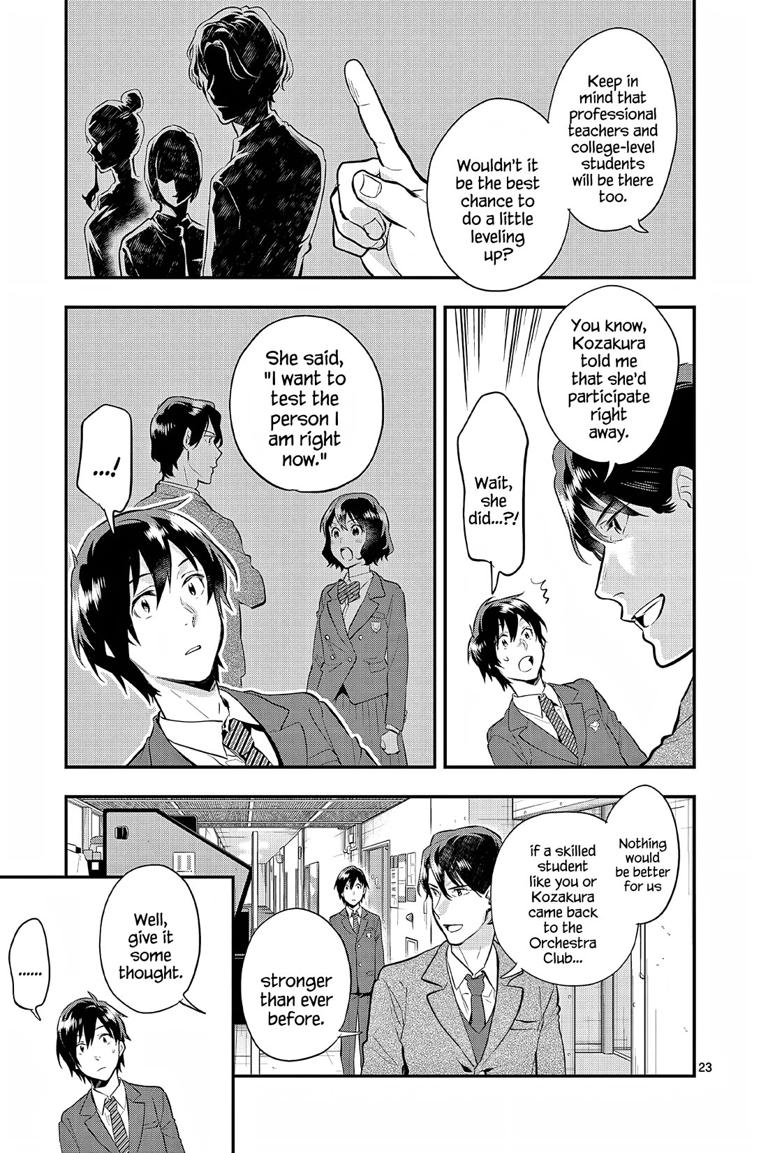 Ao no Orchestra Chapter 65 page 23 - Chapter 65: New Scenery