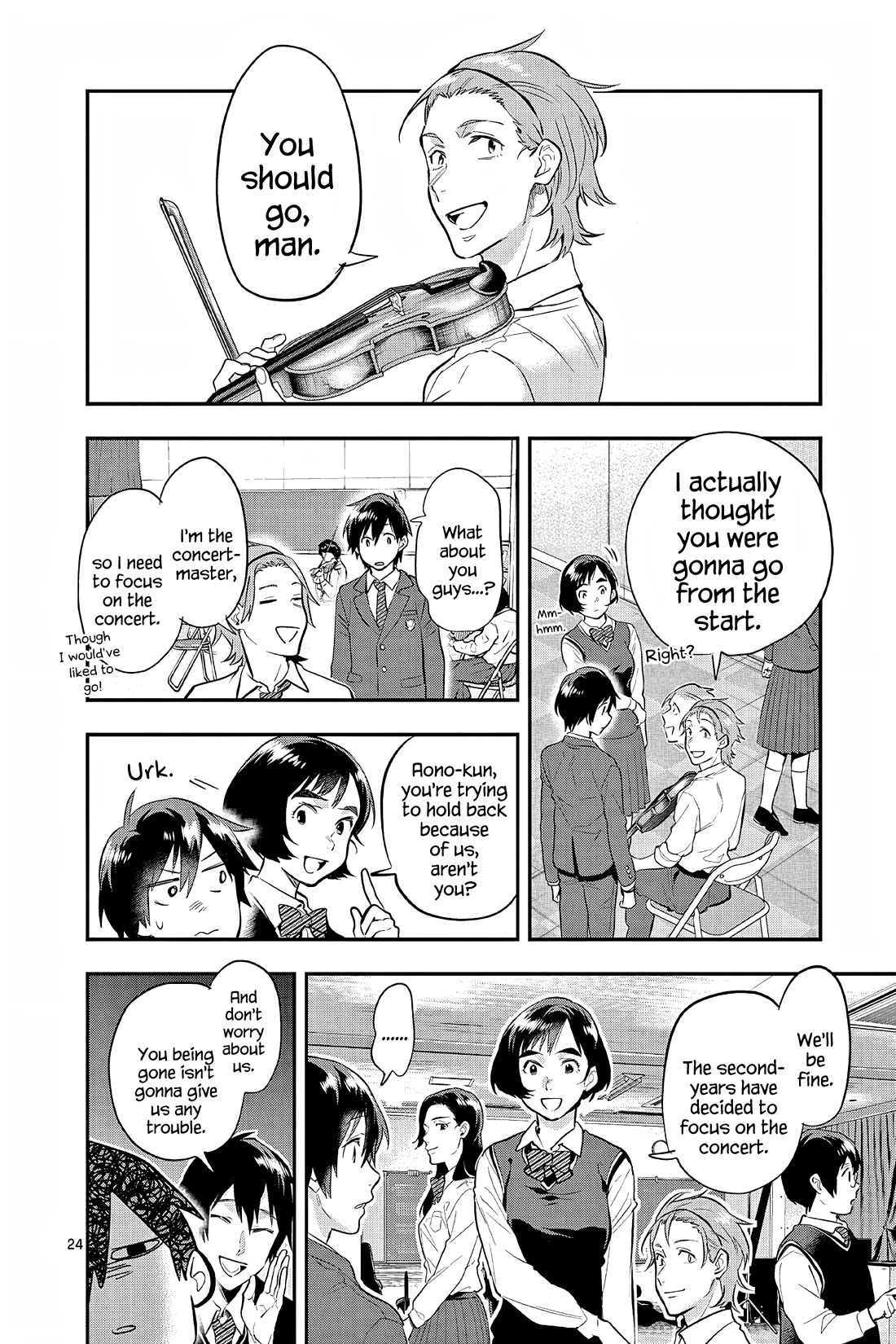 Ao no Orchestra Chapter 65 page 24 - Chapter 65: New Scenery