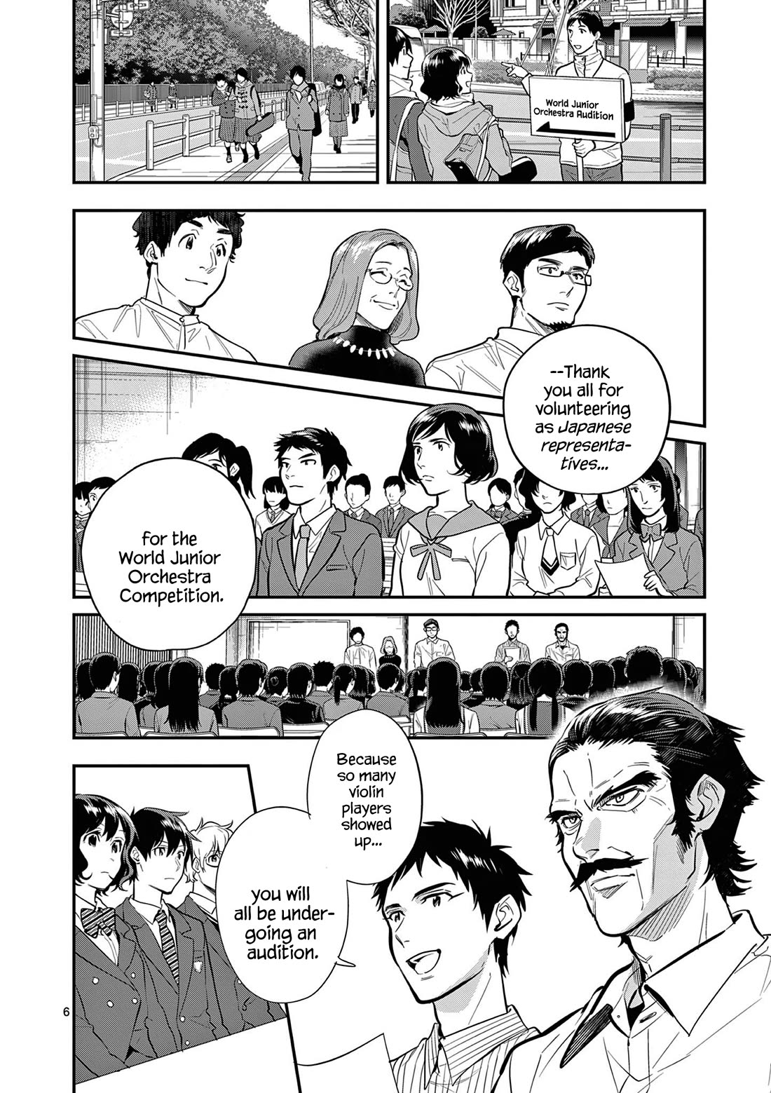 Ao no Orchestra Chapter 66 page 10 - Chapter 66: Has-been