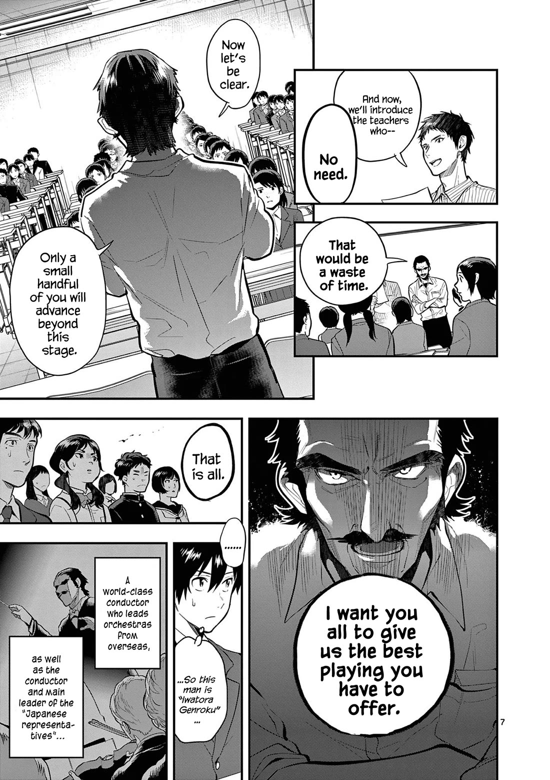 Ao no Orchestra Chapter 66 page 11 - Chapter 66: Has-been