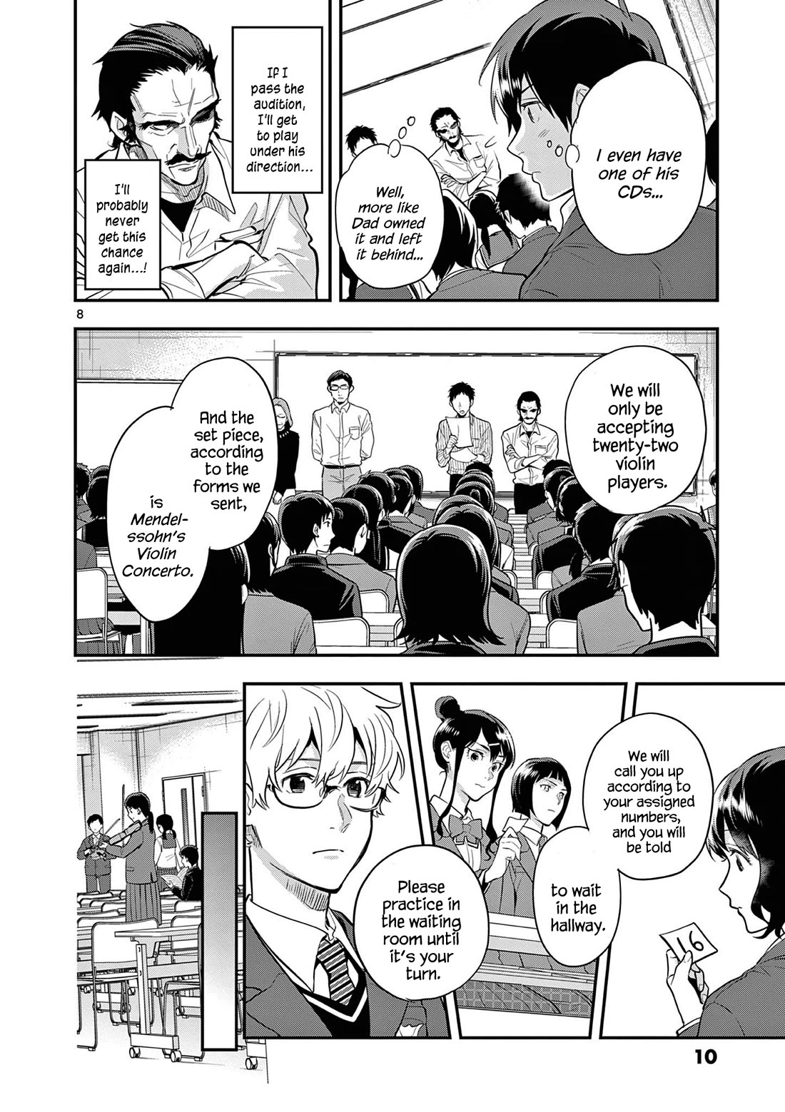 Ao no Orchestra Chapter 66 page 12 - Chapter 66: Has-been
