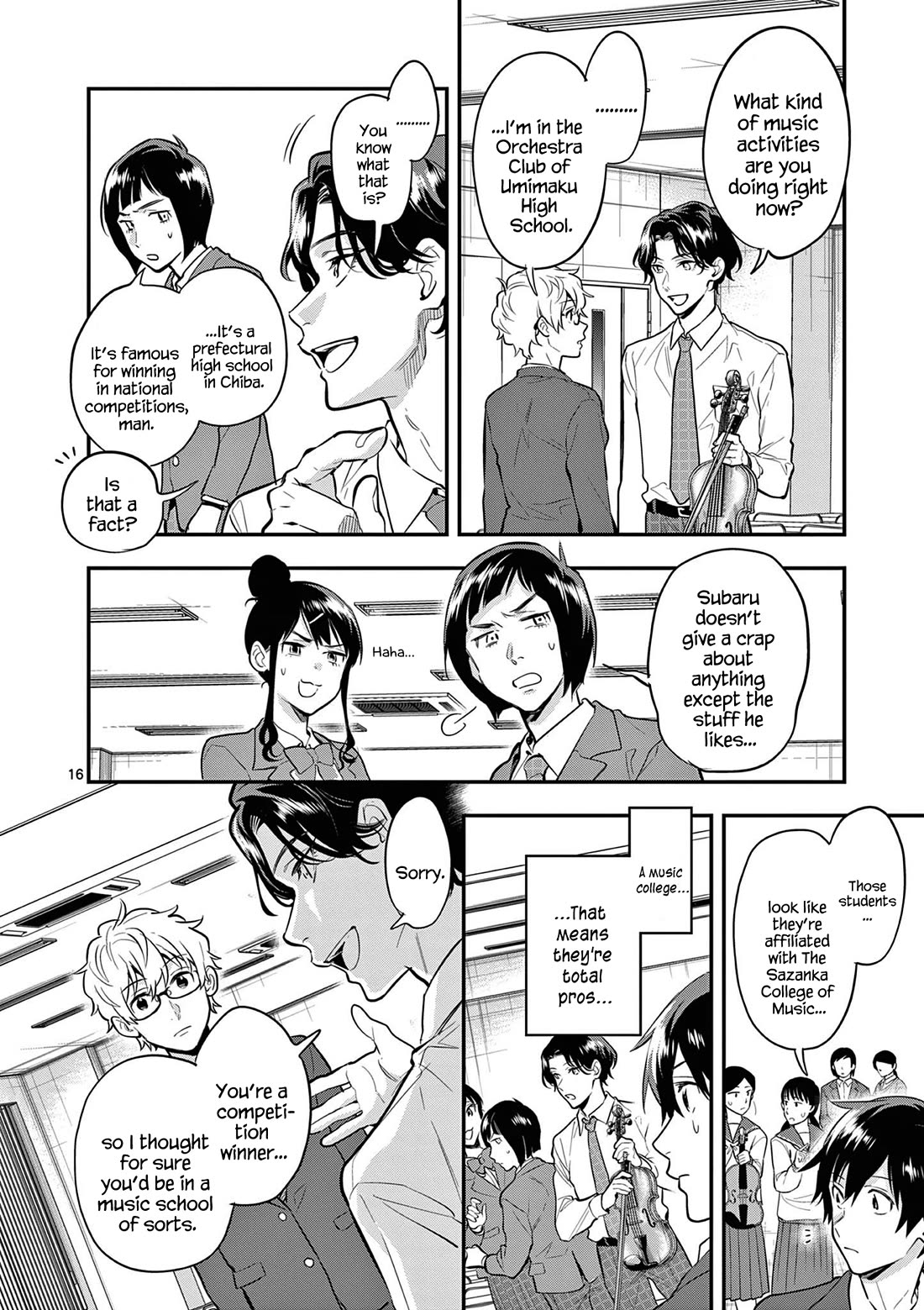 Ao no Orchestra Chapter 66 page 20 - Chapter 66: Has-been