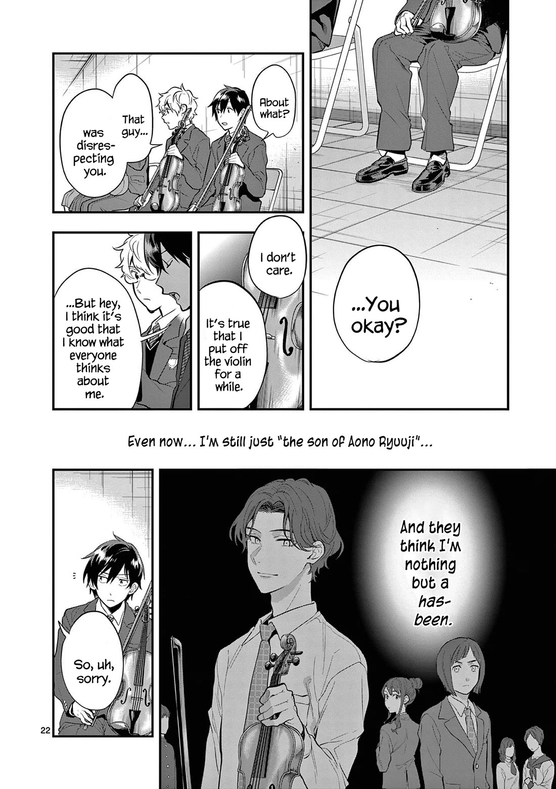 Ao no Orchestra Chapter 66 page 26 - Chapter 66: Has-been
