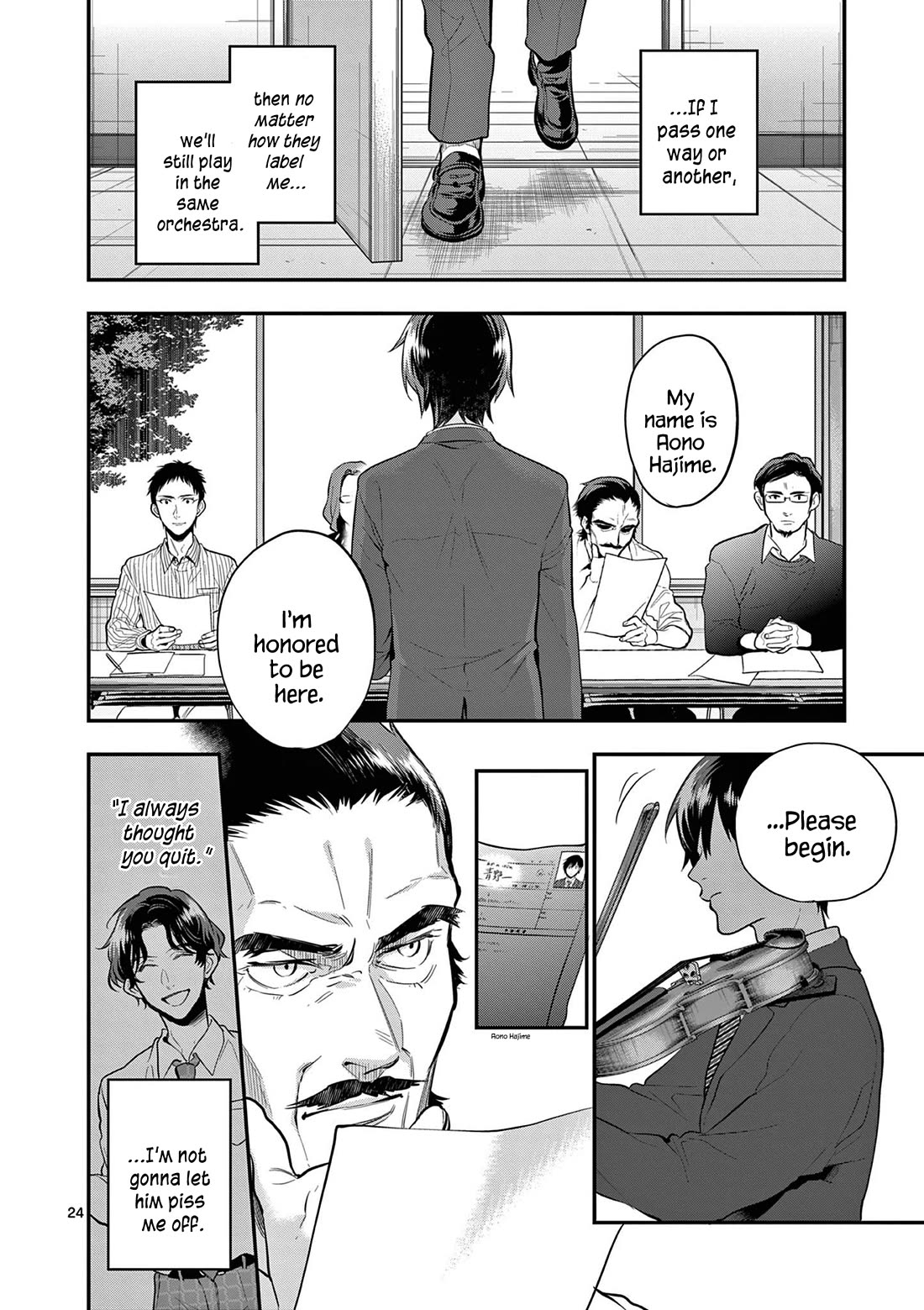 Ao no Orchestra Chapter 66 page 28 - Chapter 66: Has-been