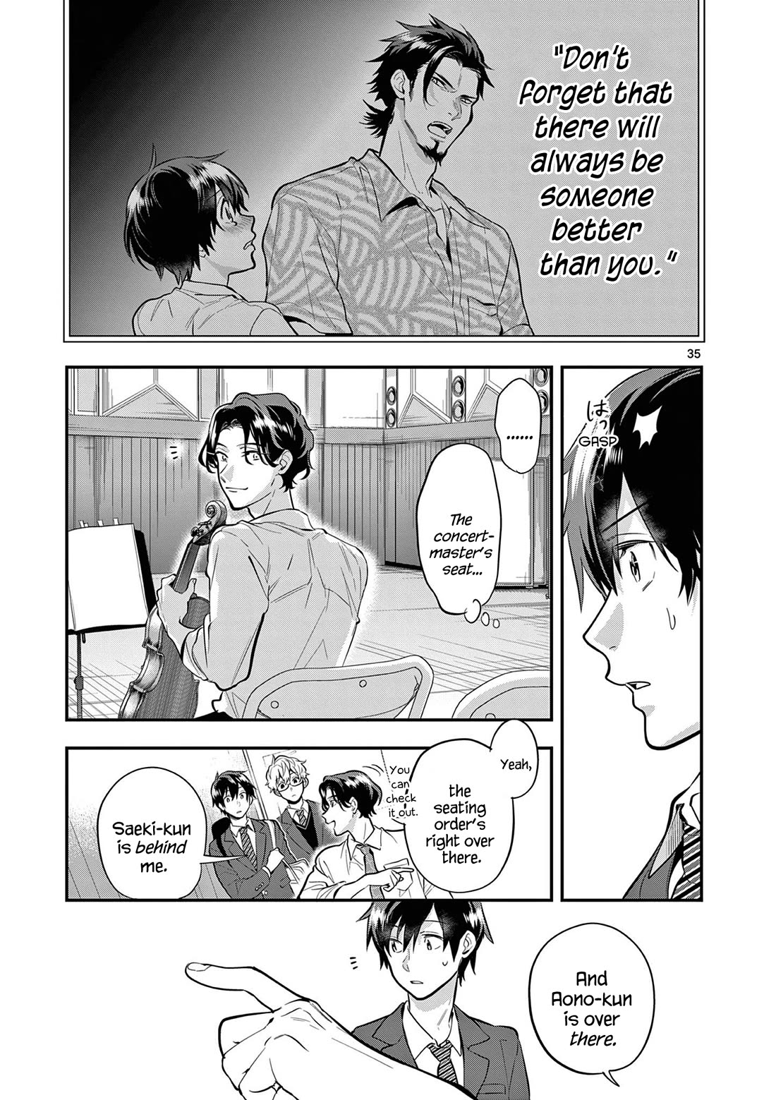 Ao no Orchestra Chapter 66 page 39 - Chapter 66: Has-been