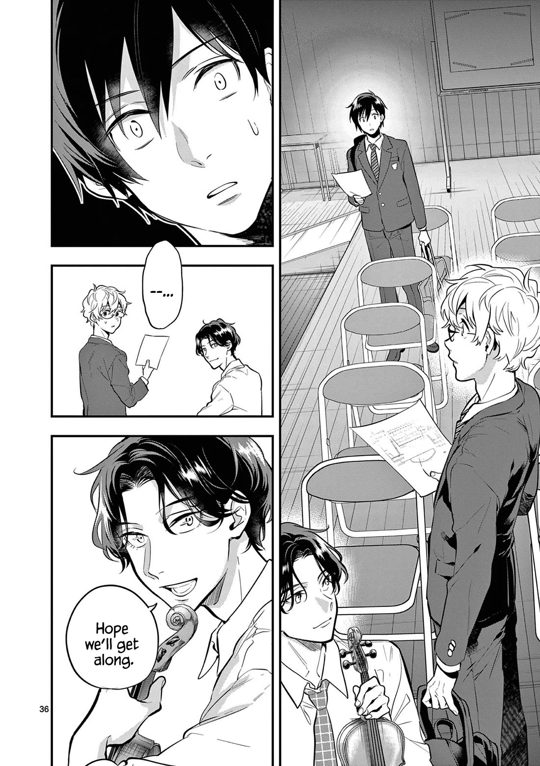 Ao no Orchestra Chapter 66 page 40 - Chapter 66: Has-been