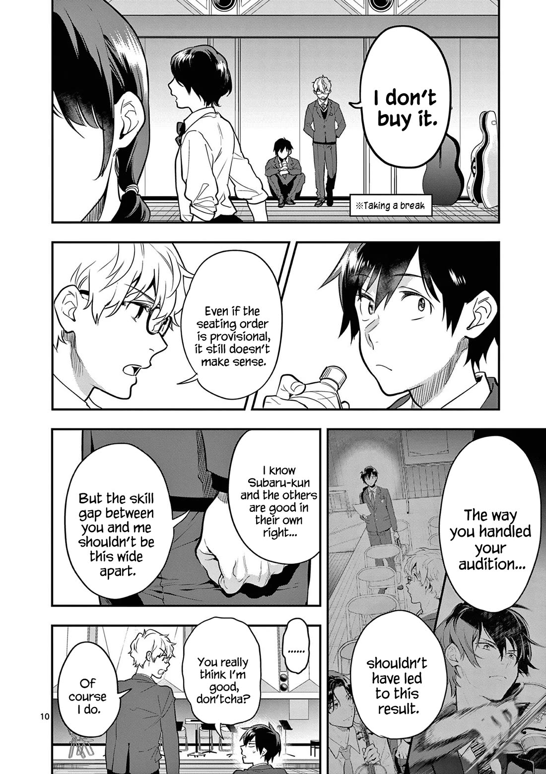 Ao no Orchestra Chapter 67 page 10 - Chapter 67: Not Fun