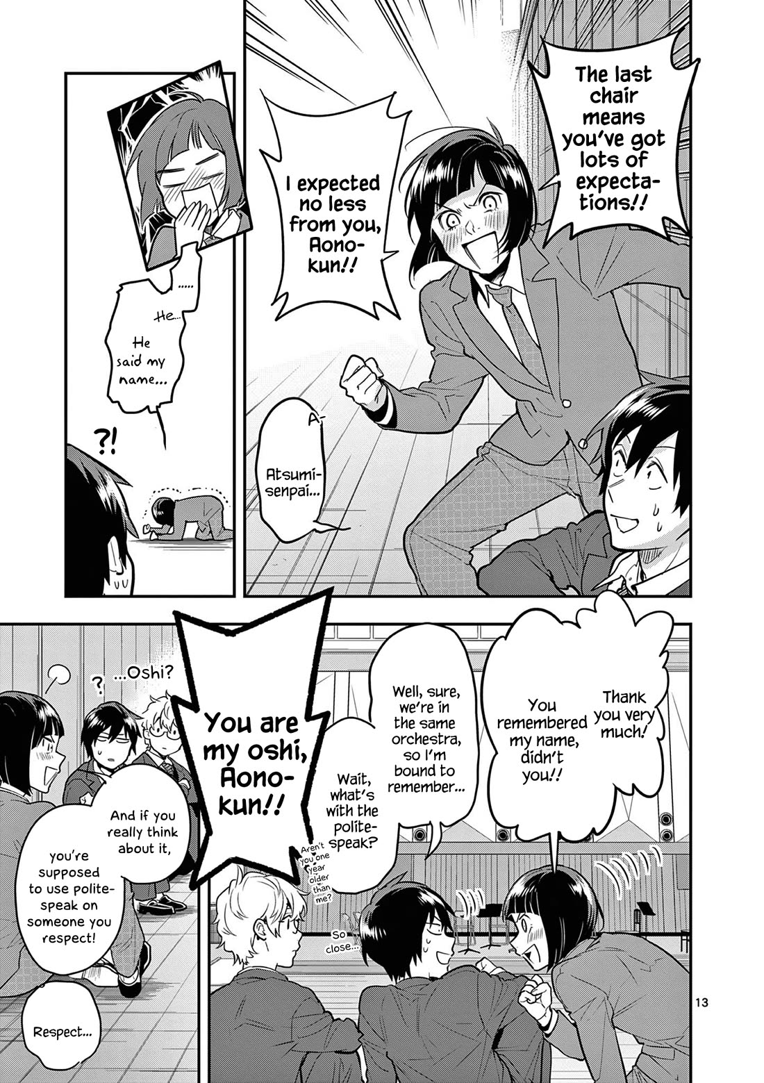 Ao no Orchestra Chapter 67 page 13 - Chapter 67: Not Fun
