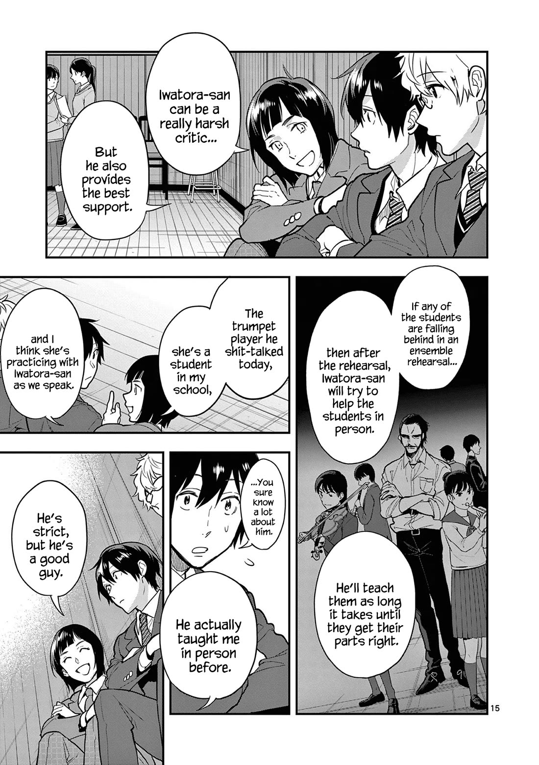 Ao no Orchestra Chapter 67 page 15 - Chapter 67: Not Fun